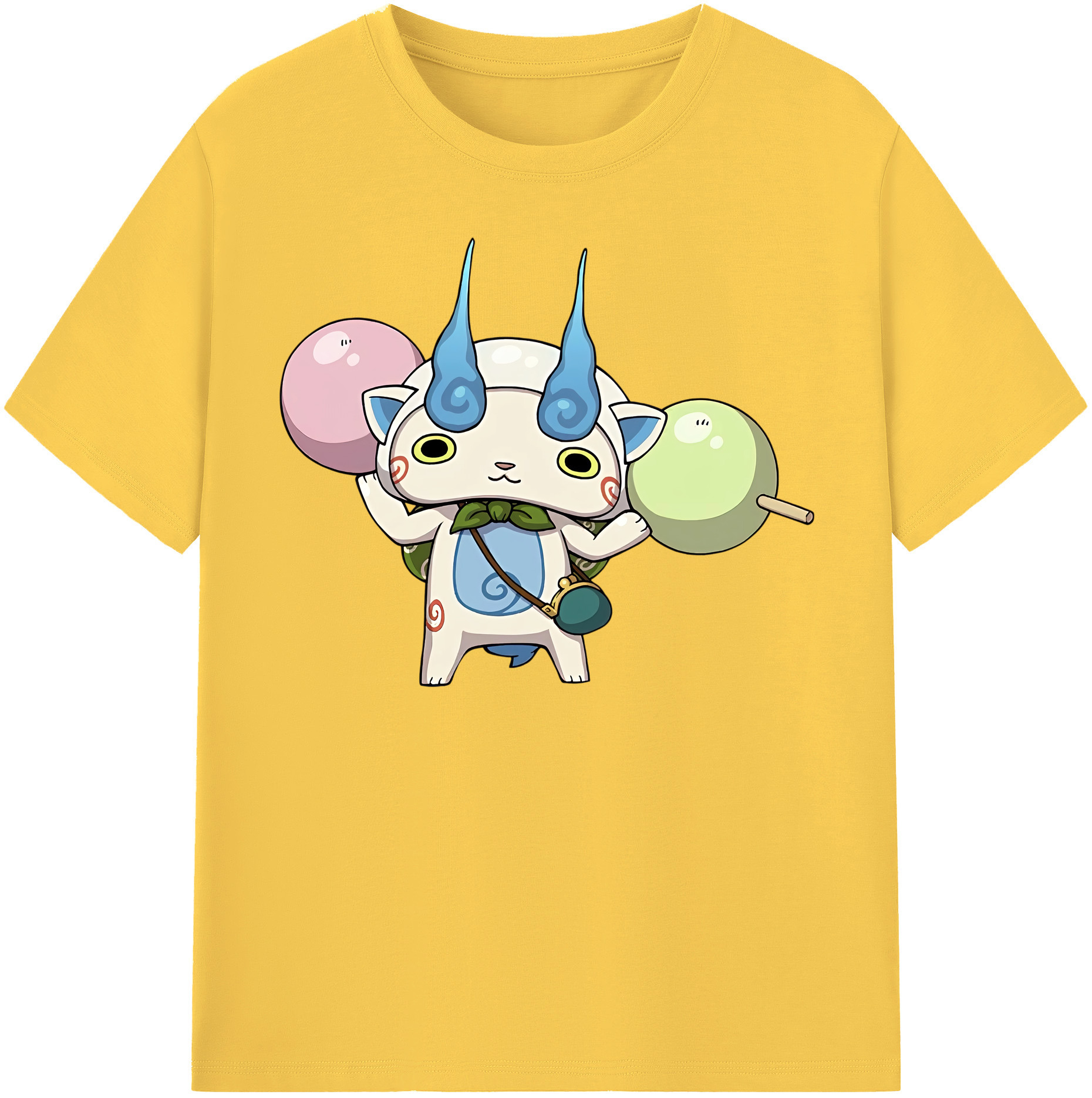 （画像用） 妖怪ウォッチ Yo-kai Watch 綿100％半袖Tシャツ（フロントプリント）