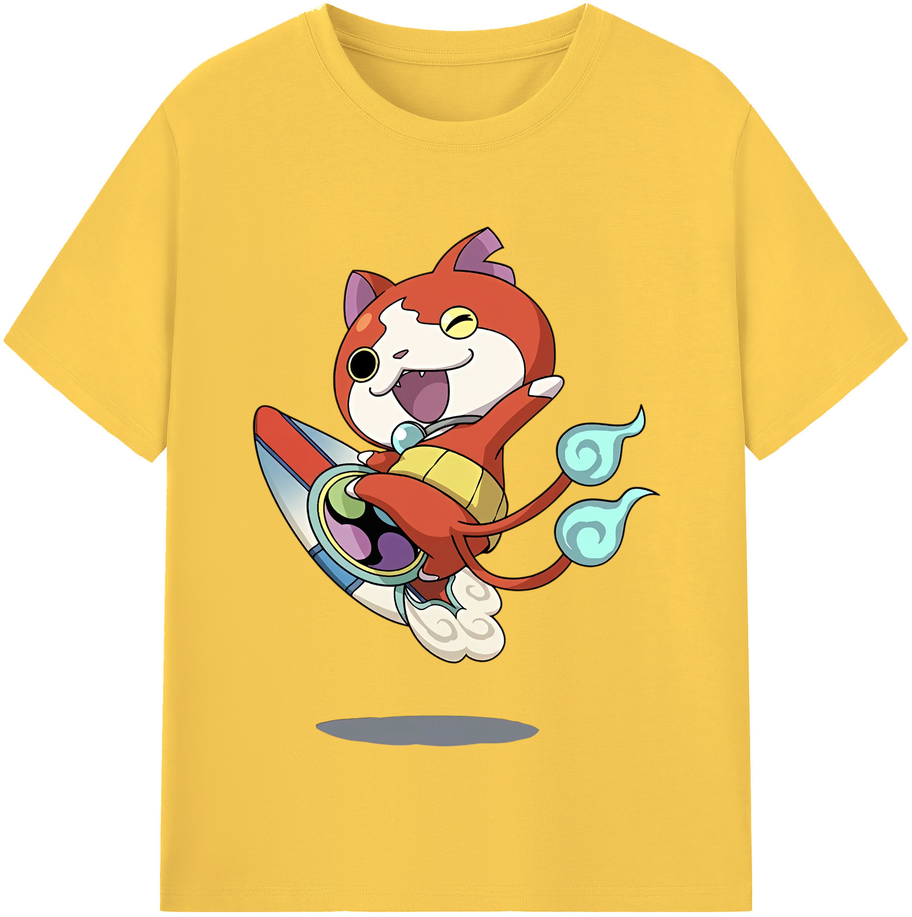 （画像用） 妖怪ウォッチ Yo-kai Watch 綿100％半袖Tシャツ（フロントプリント）