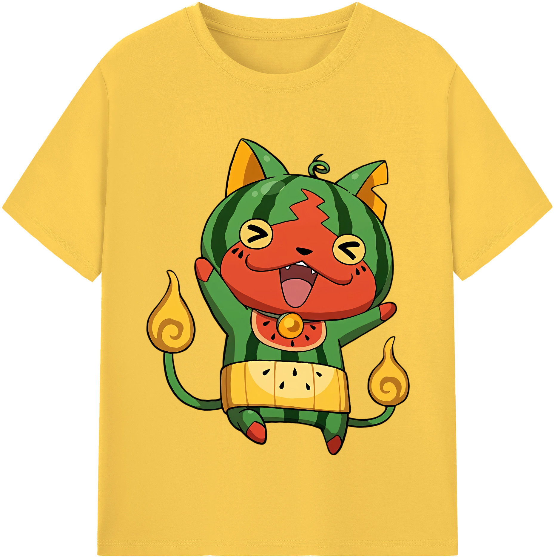 （画像用） 妖怪ウォッチ Yo-kai Watch 綿100％半袖Tシャツ（フロントプリント）