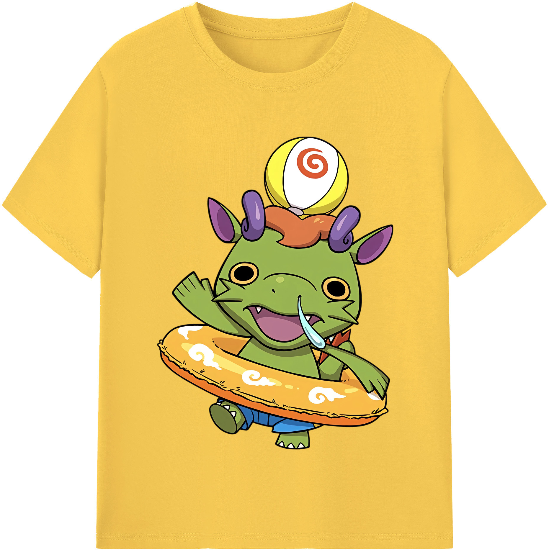 （画像用） 妖怪ウォッチ Yo-kai Watch 綿100％半袖Tシャツ（フロントプリント）
