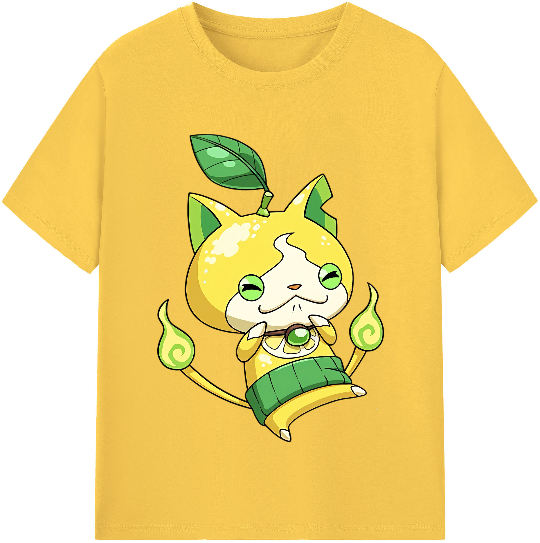 （画像用） 妖怪ウォッチ Yo-kai Watch 綿100％半袖Tシャツ（フロントプリント）