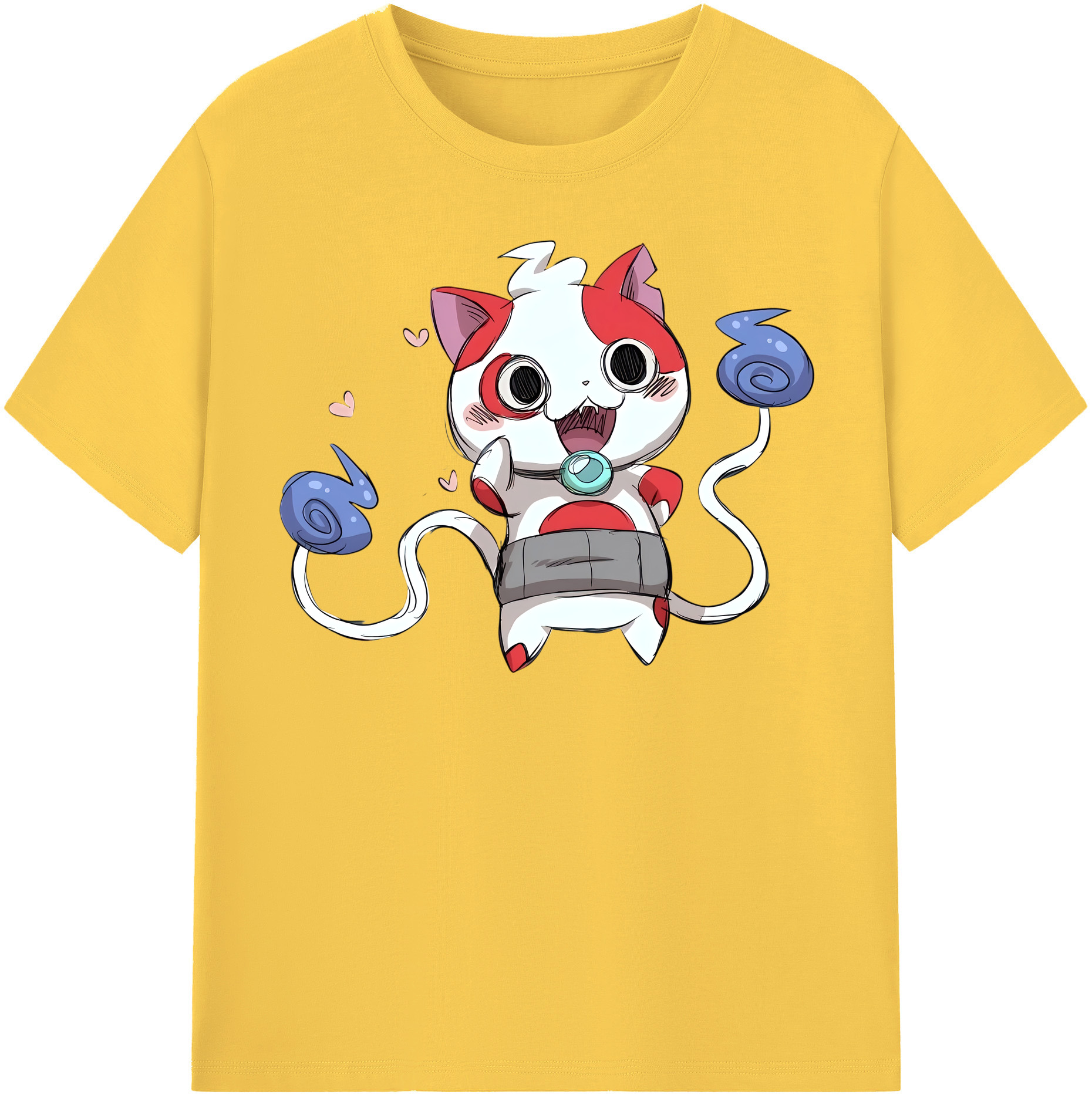 （画像用） 妖怪ウォッチ Yo-kai Watch 綿100％半袖Tシャツ（フロントプリント）