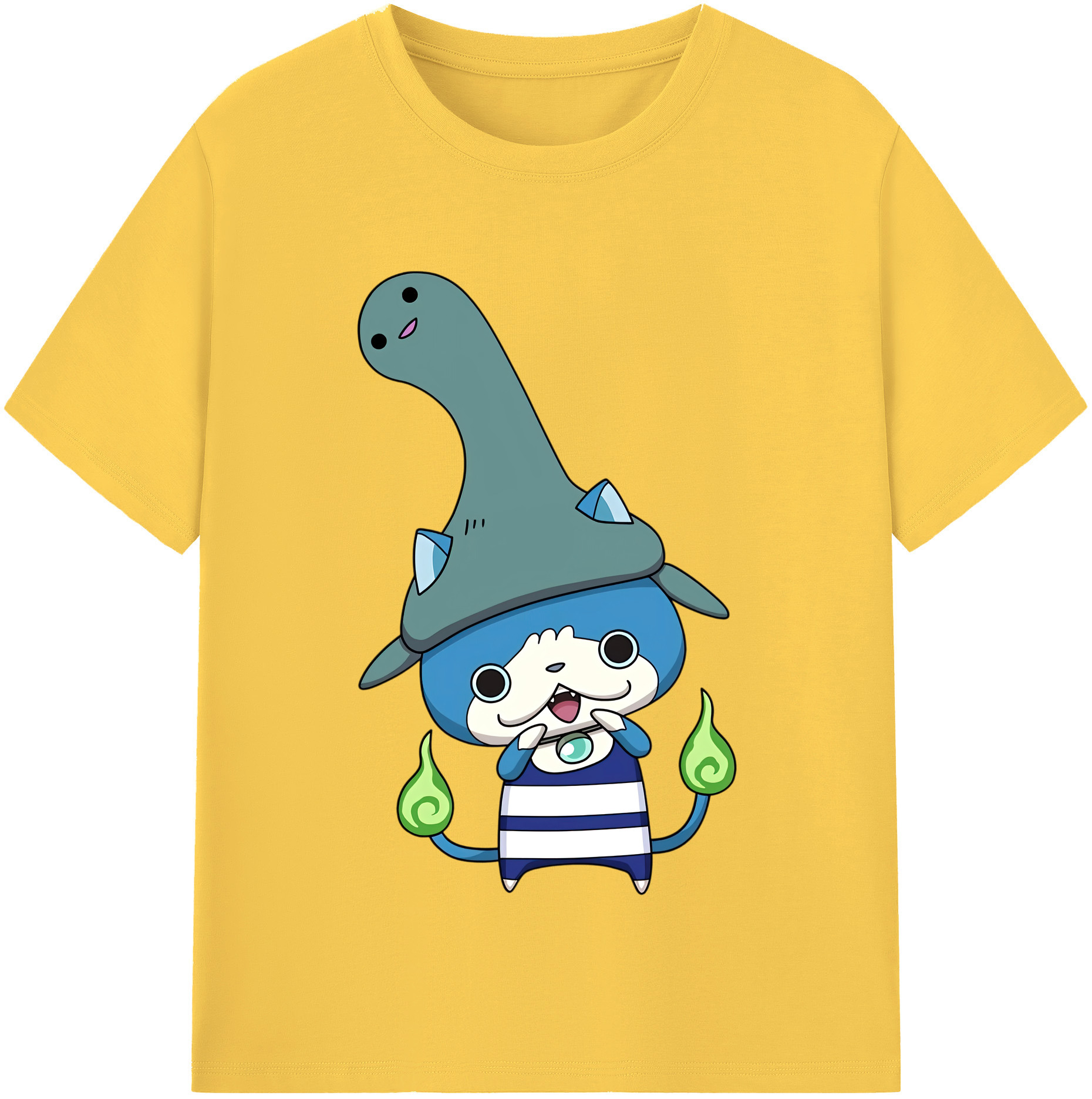（画像用） 妖怪ウォッチ Yo-kai Watch 綿100％半袖Tシャツ（フロントプリント）