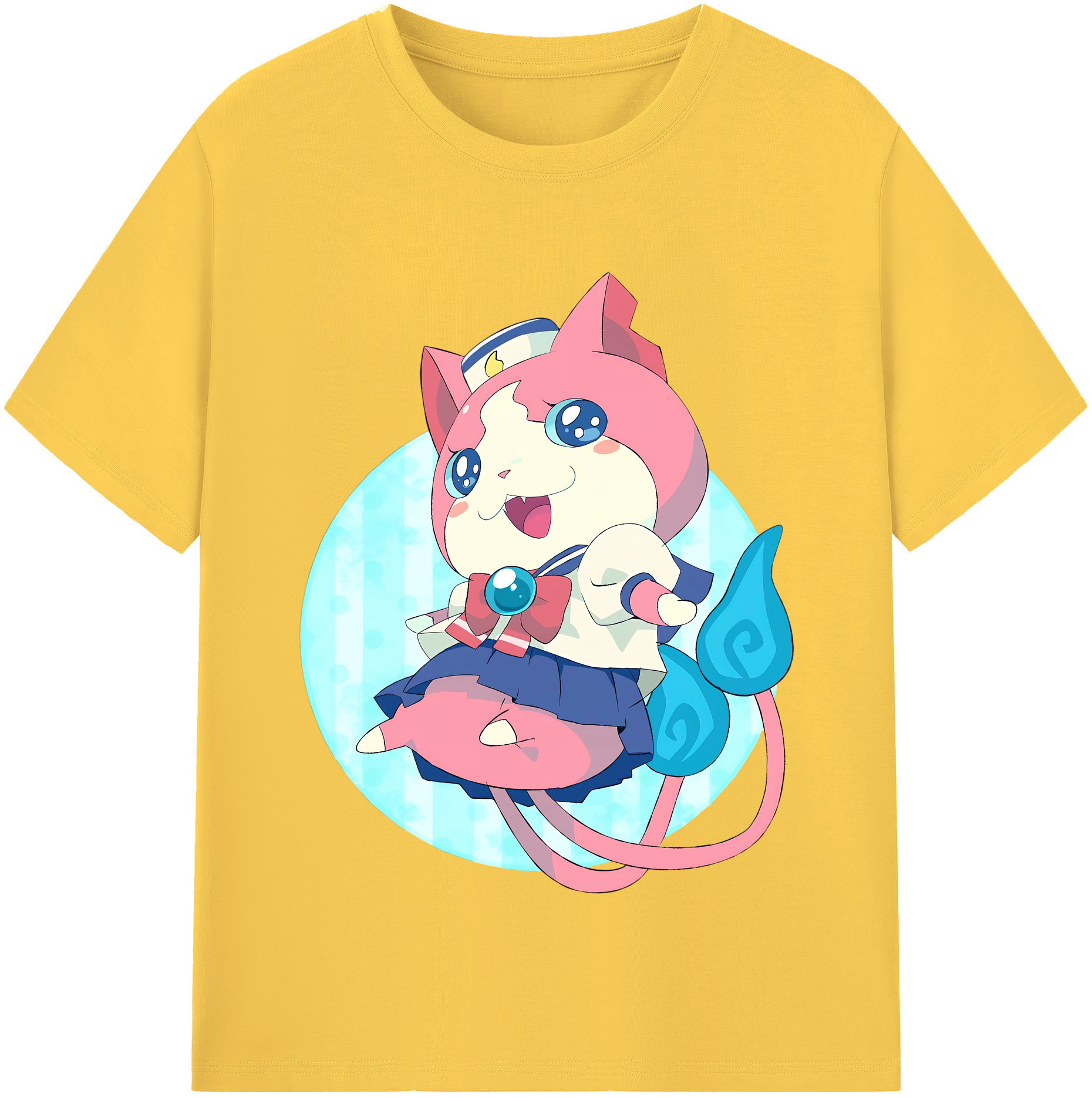 （画像用） 妖怪ウォッチ Yo-kai Watch 綿100％半袖Tシャツ（フロントプリント）