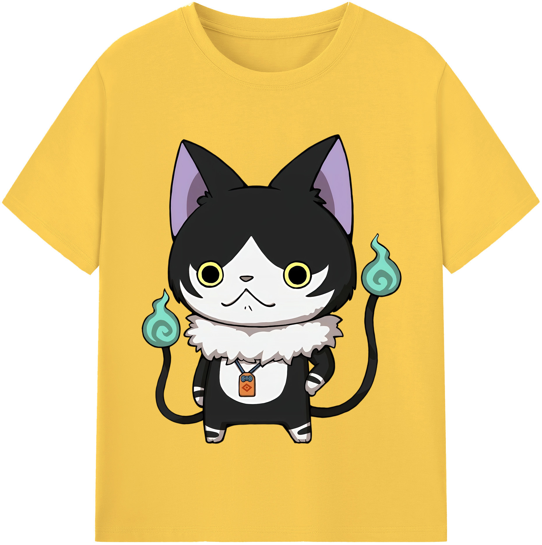 （画像用） 妖怪ウォッチ Yo-kai Watch 綿100％半袖Tシャツ（フロントプリント）