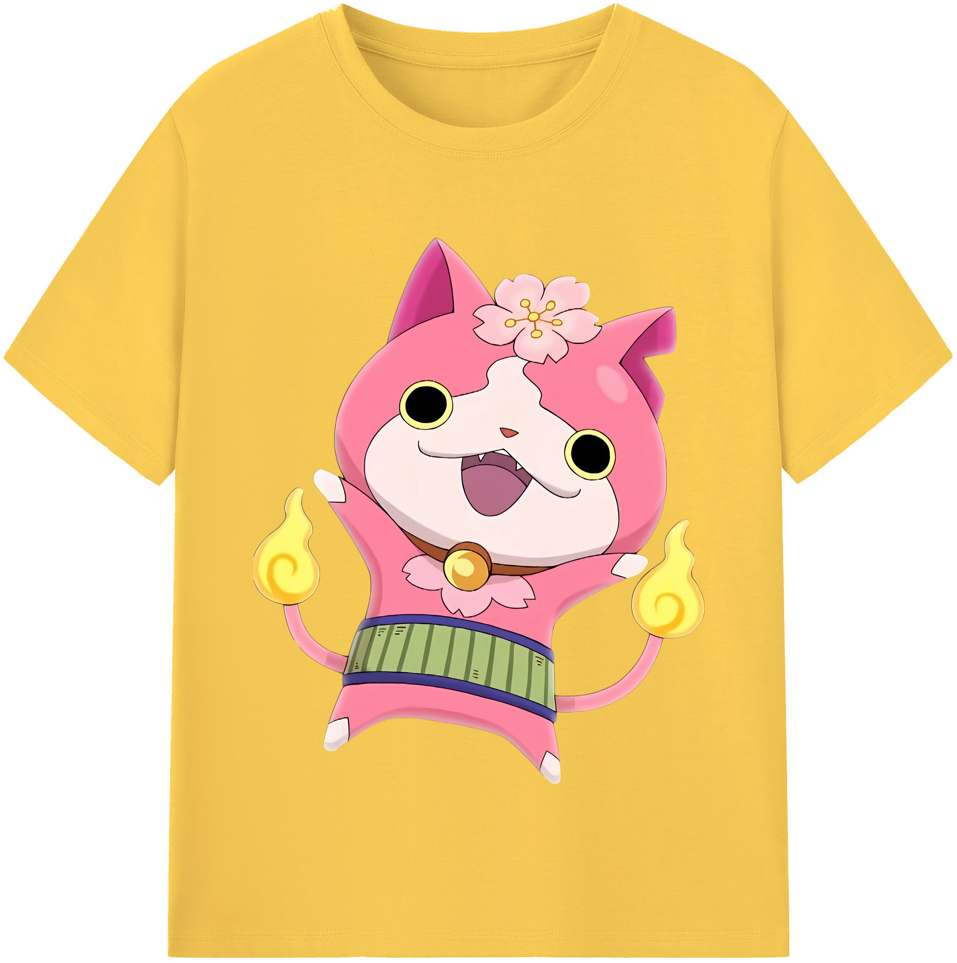 （画像用） 妖怪ウォッチ Yo-kai Watch 綿100％半袖Tシャツ（フロントプリント）