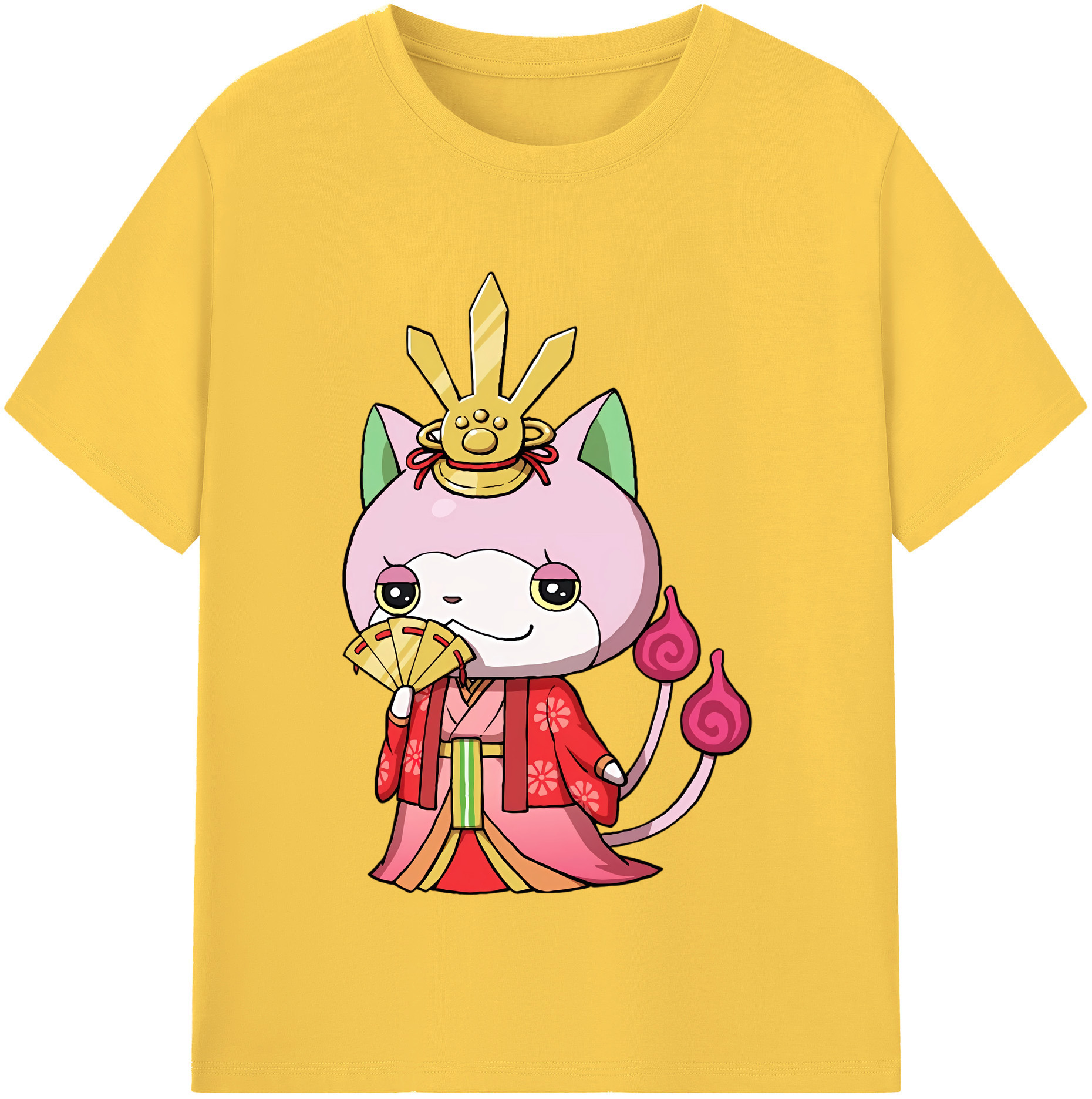 （画像用） 妖怪ウォッチ Yo-kai Watch 綿100％半袖Tシャツ（フロントプリント）