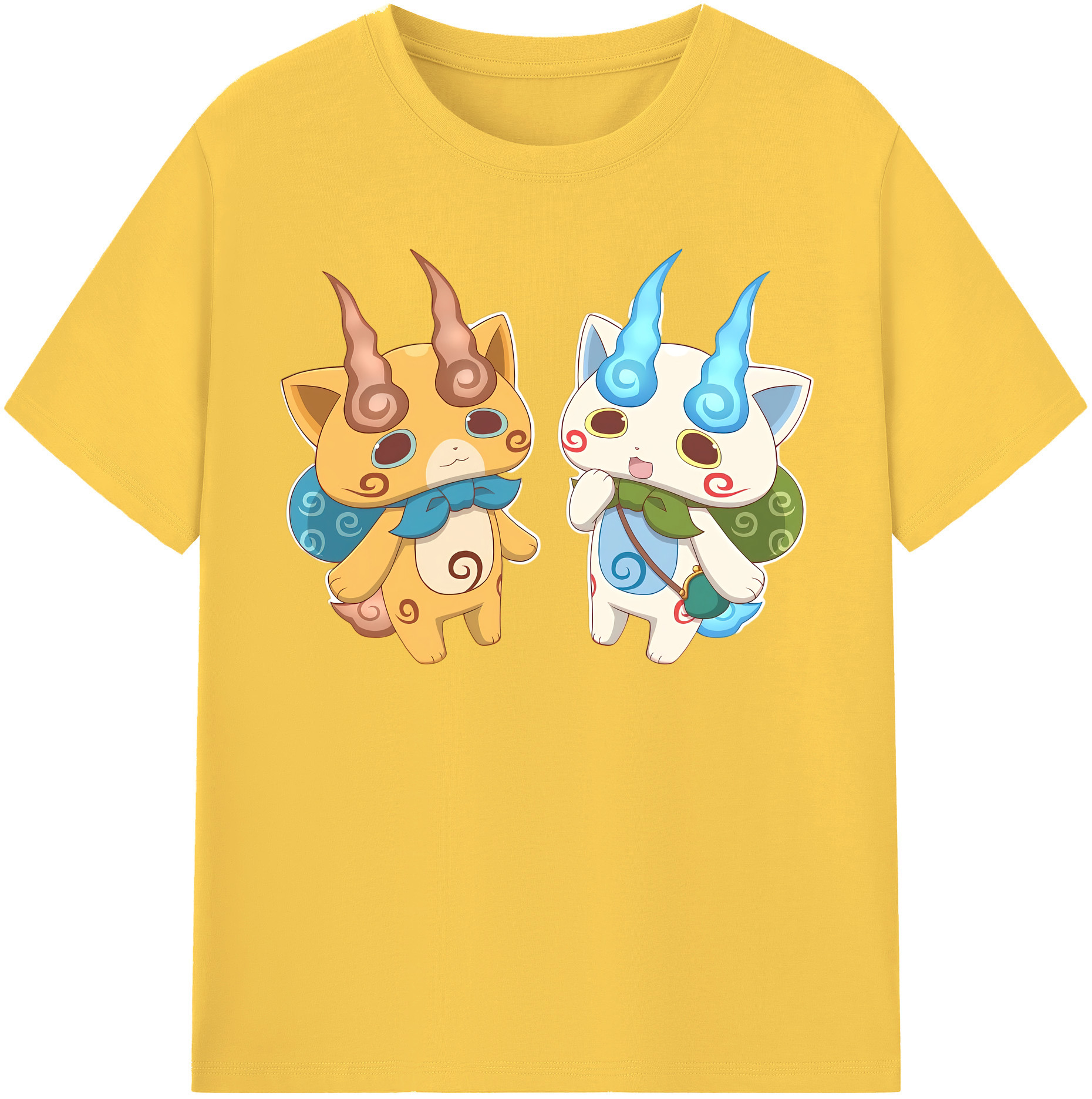 （画像用） 妖怪ウォッチ Yo-kai Watch 綿100％半袖Tシャツ（フロントプリント）