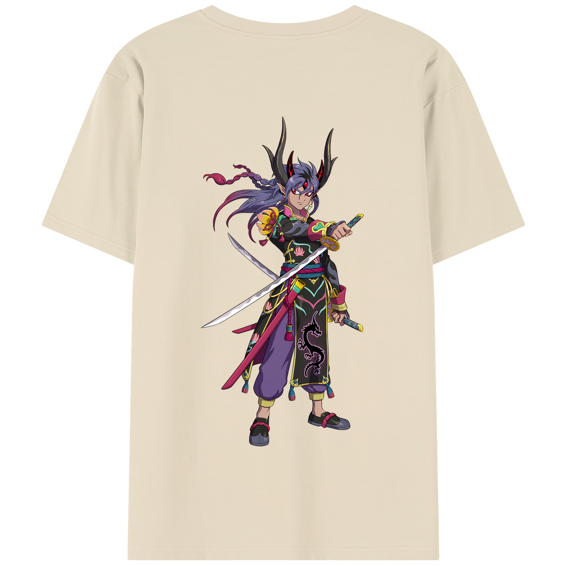 （画像用） 妖怪ウォッチ Yo-kai Watch 綿100％半袖Tシャツ（背面プリント）