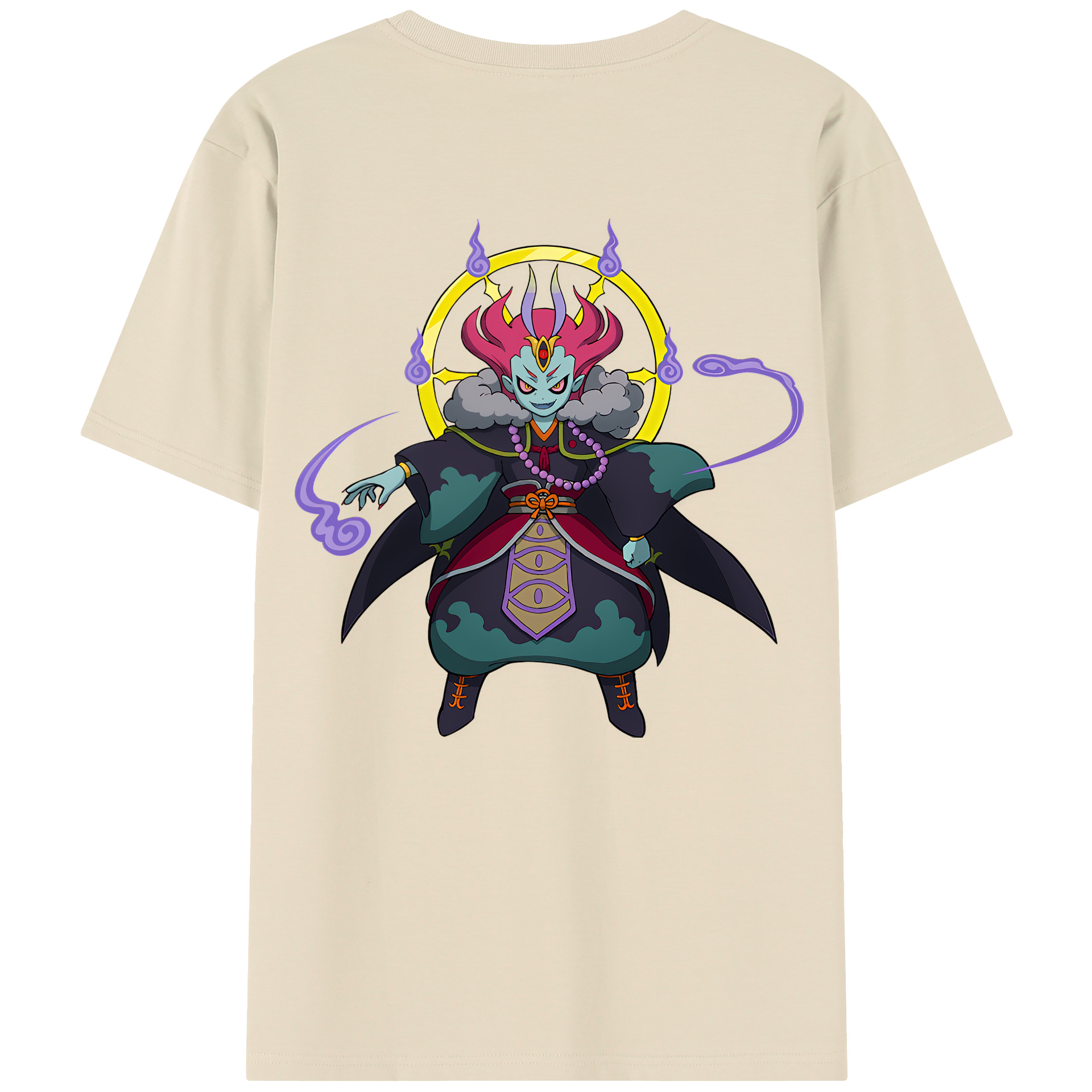 （画像用） 妖怪ウォッチ Yo-kai Watch 綿100％半袖Tシャツ（背面プリント）