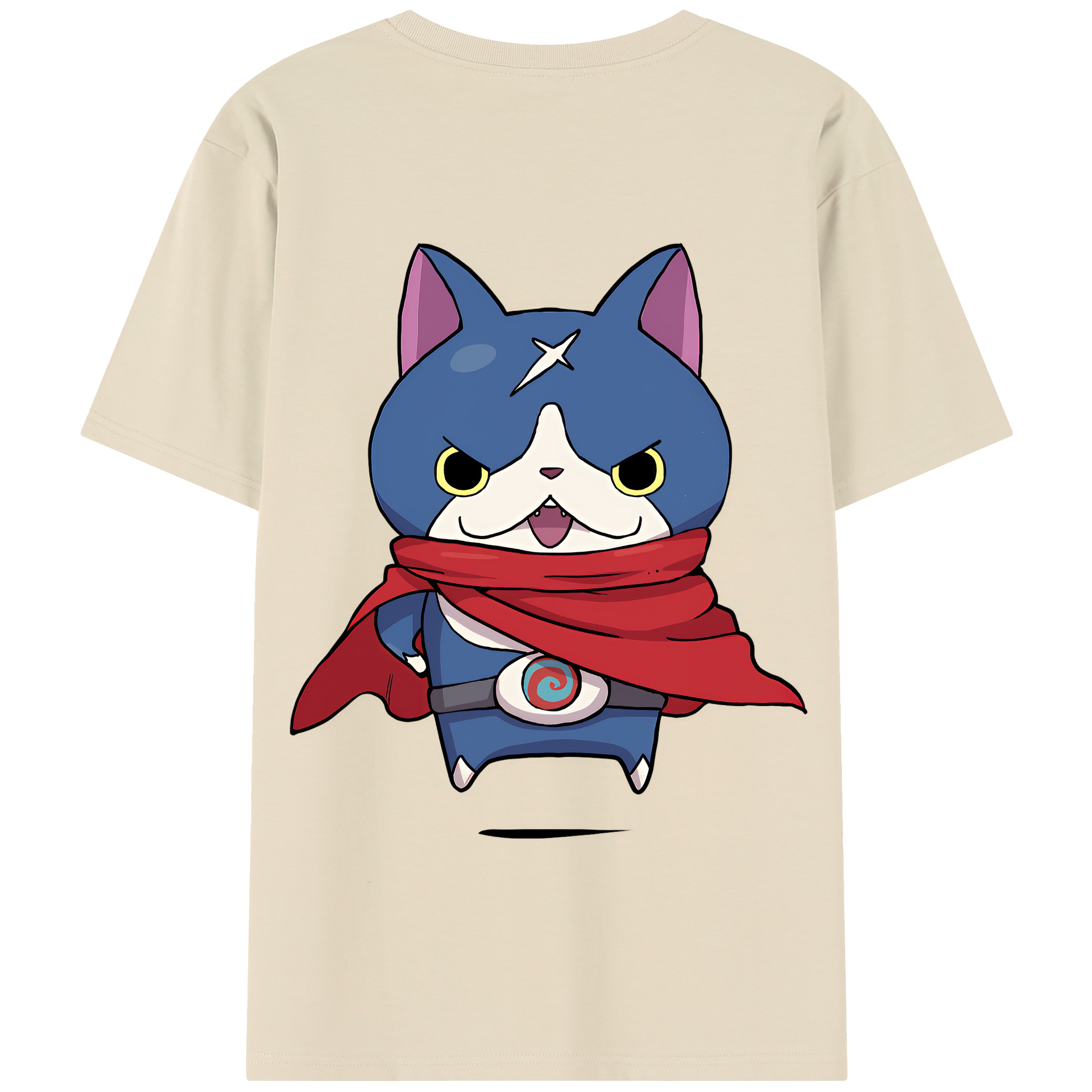 （画像用） 妖怪ウォッチ Yo-kai Watch 綿100％半袖Tシャツ（背面プリント）