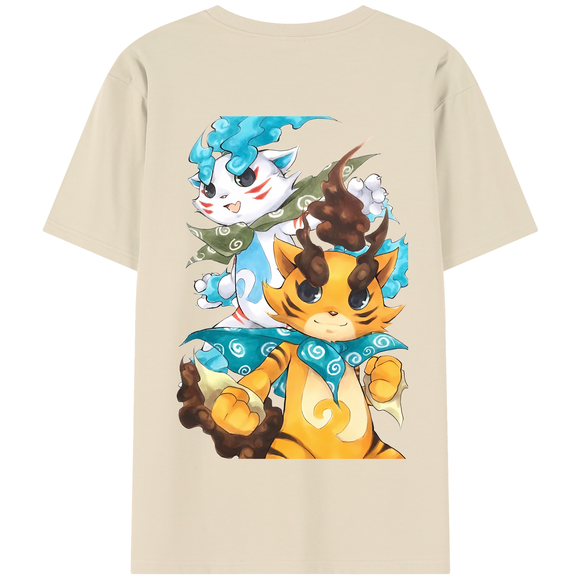 （画像用） 妖怪ウォッチ Yo-kai Watch 綿100％半袖Tシャツ（背面プリント）