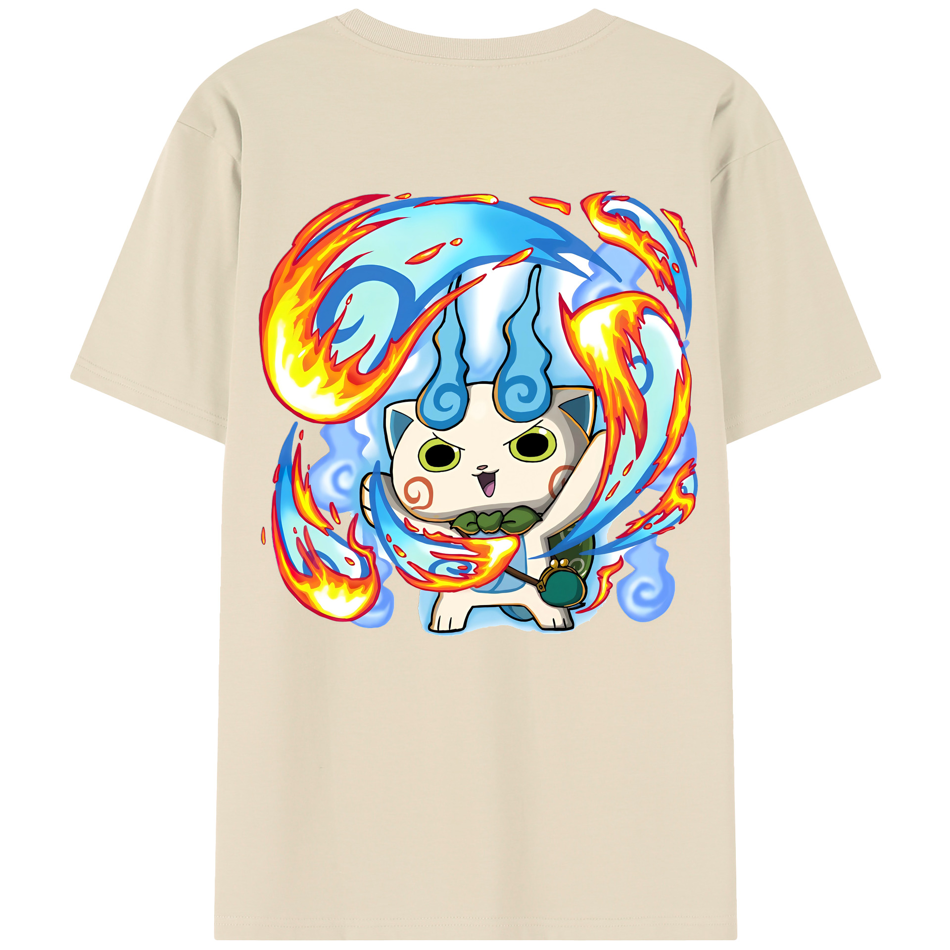 （画像用） 妖怪ウォッチ Yo-kai Watch 綿100％半袖Tシャツ（背面プリント）