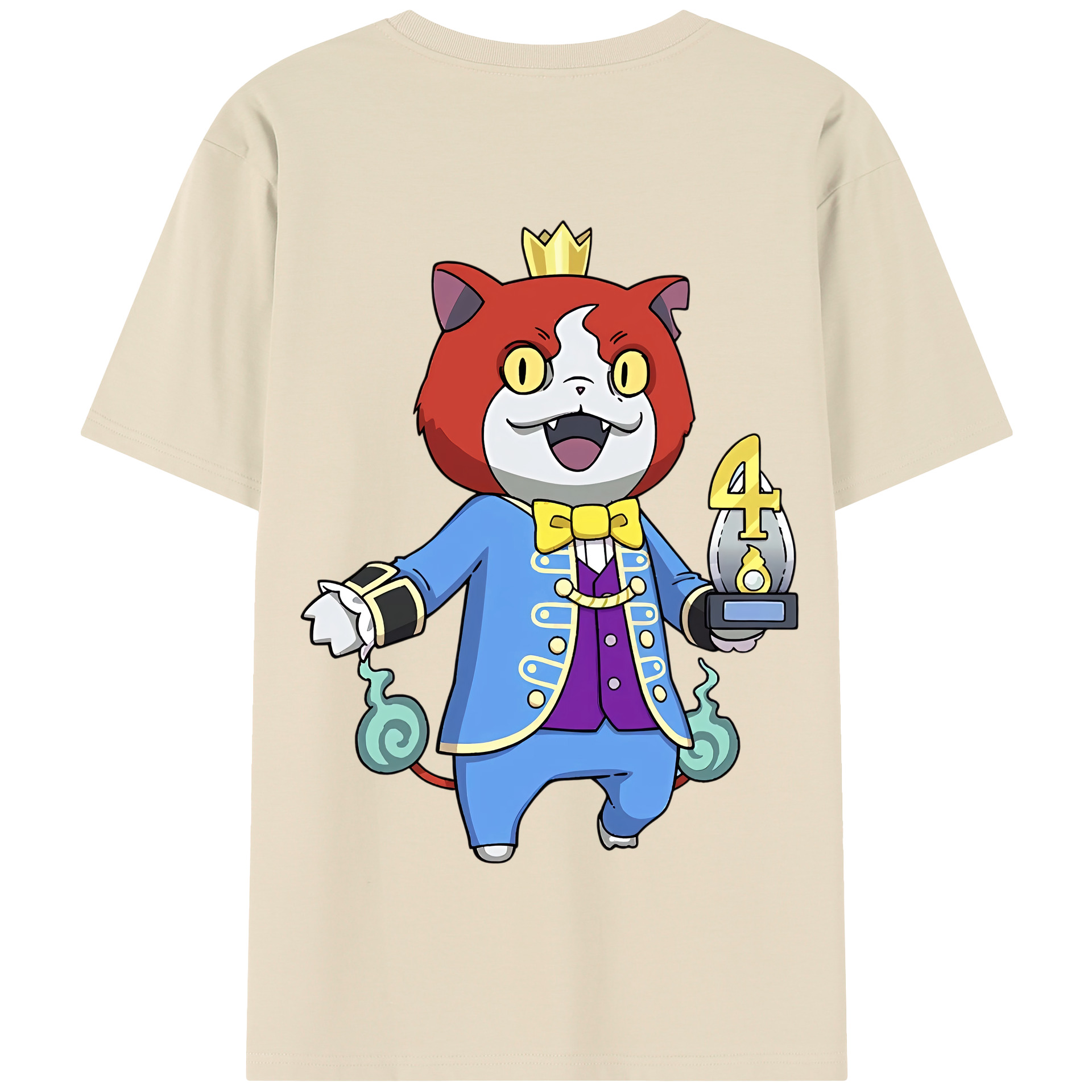 （画像用） 妖怪ウォッチ Yo-kai Watch 綿100％半袖Tシャツ（背面プリント）
