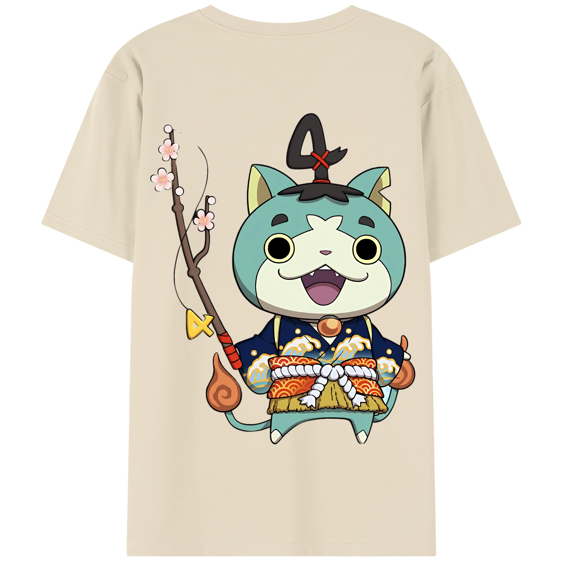 （画像用） 妖怪ウォッチ Yo-kai Watch 綿100％半袖Tシャツ（背面プリント）