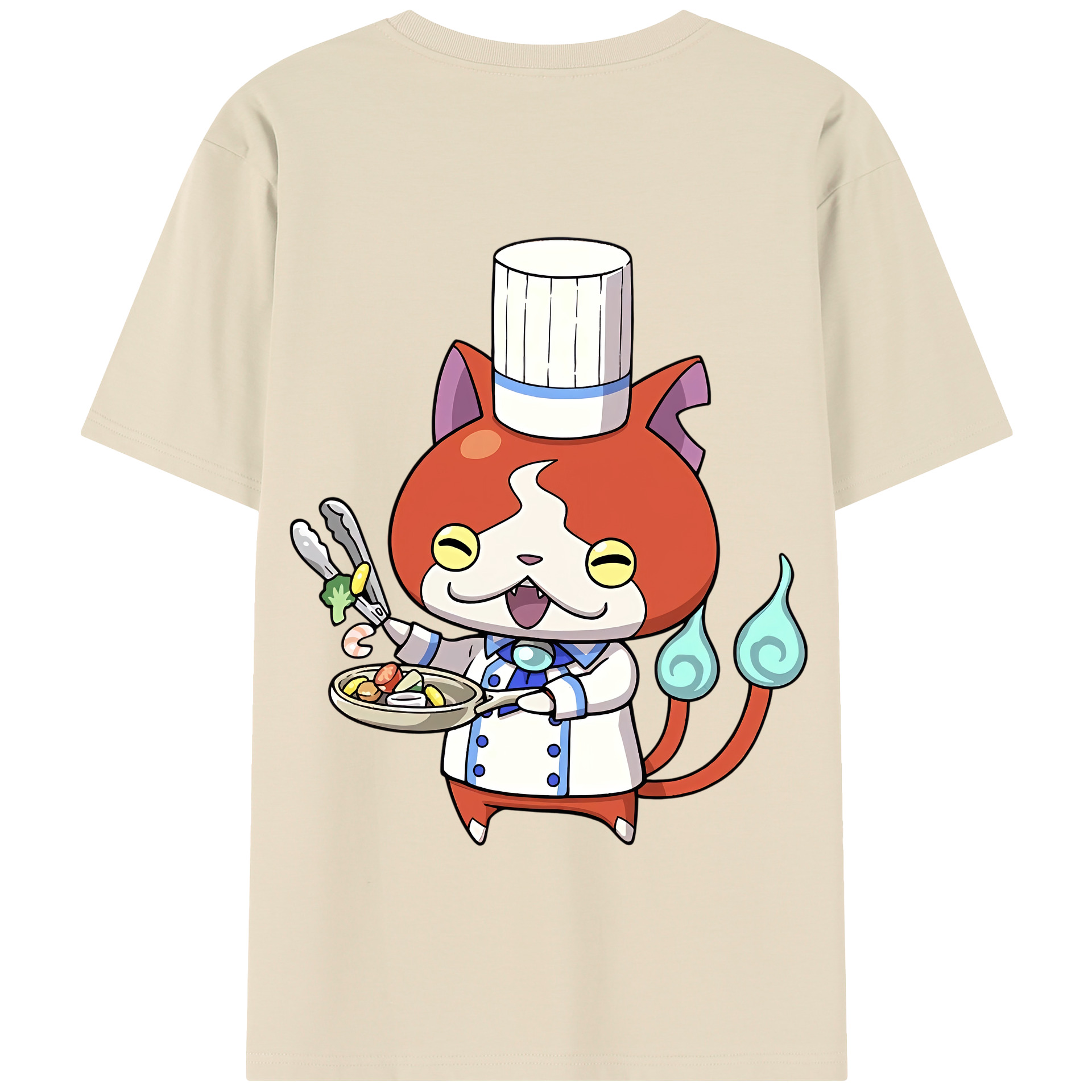 （画像用） 妖怪ウォッチ Yo-kai Watch 綿100％半袖Tシャツ（背面プリント）