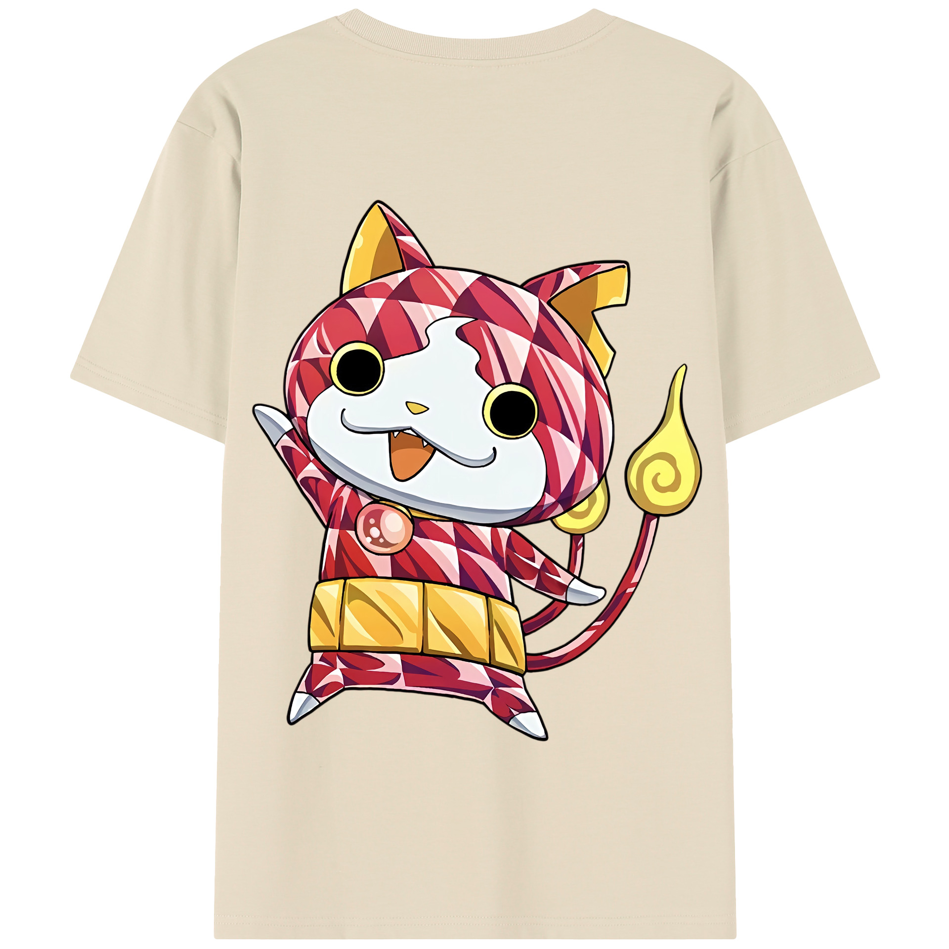 （画像用） 妖怪ウォッチ Yo-kai Watch 綿100％半袖Tシャツ（背面プリント）