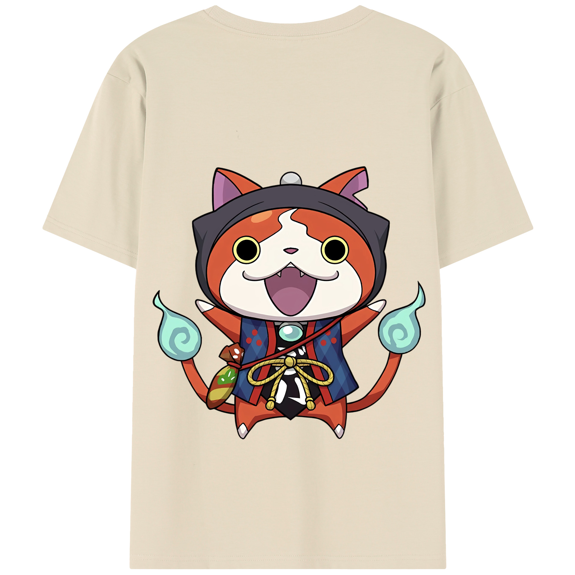 （画像用） 妖怪ウォッチ Yo-kai Watch 綿100％半袖Tシャツ（背面プリント）