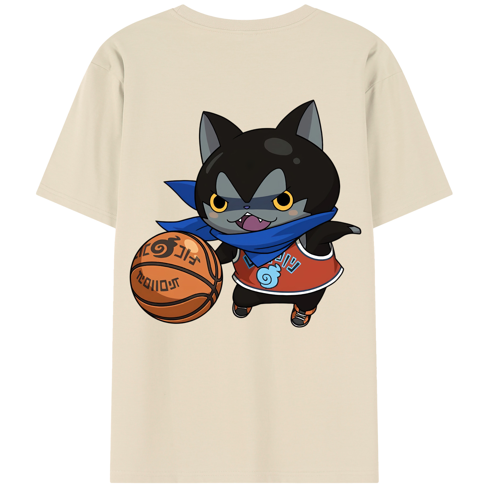 （画像用） 妖怪ウォッチ Yo-kai Watch 綿100％半袖Tシャツ（背面プリント）
