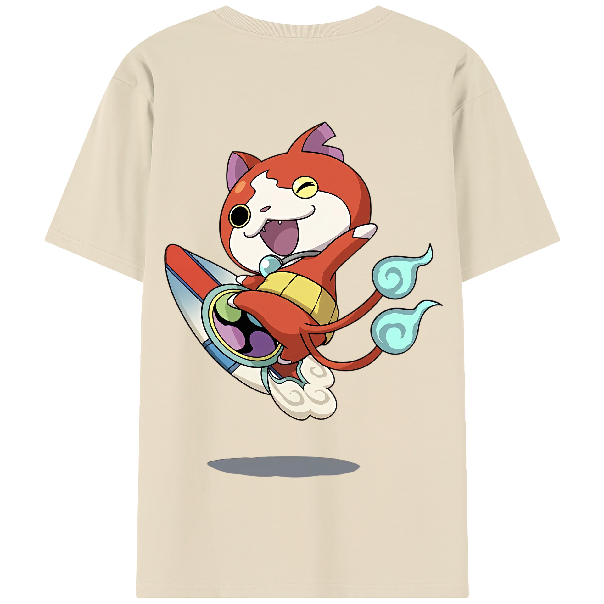 （画像用） 妖怪ウォッチ Yo-kai Watch 綿100％半袖Tシャツ（背面プリント）