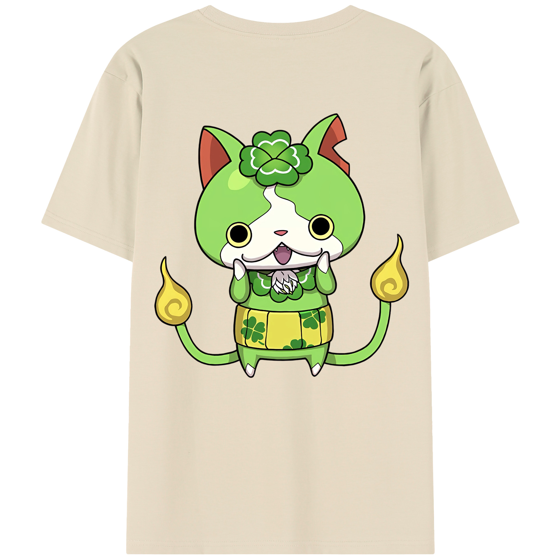 （画像用） 妖怪ウォッチ Yo-kai Watch 綿100％半袖Tシャツ（背面プリント）
