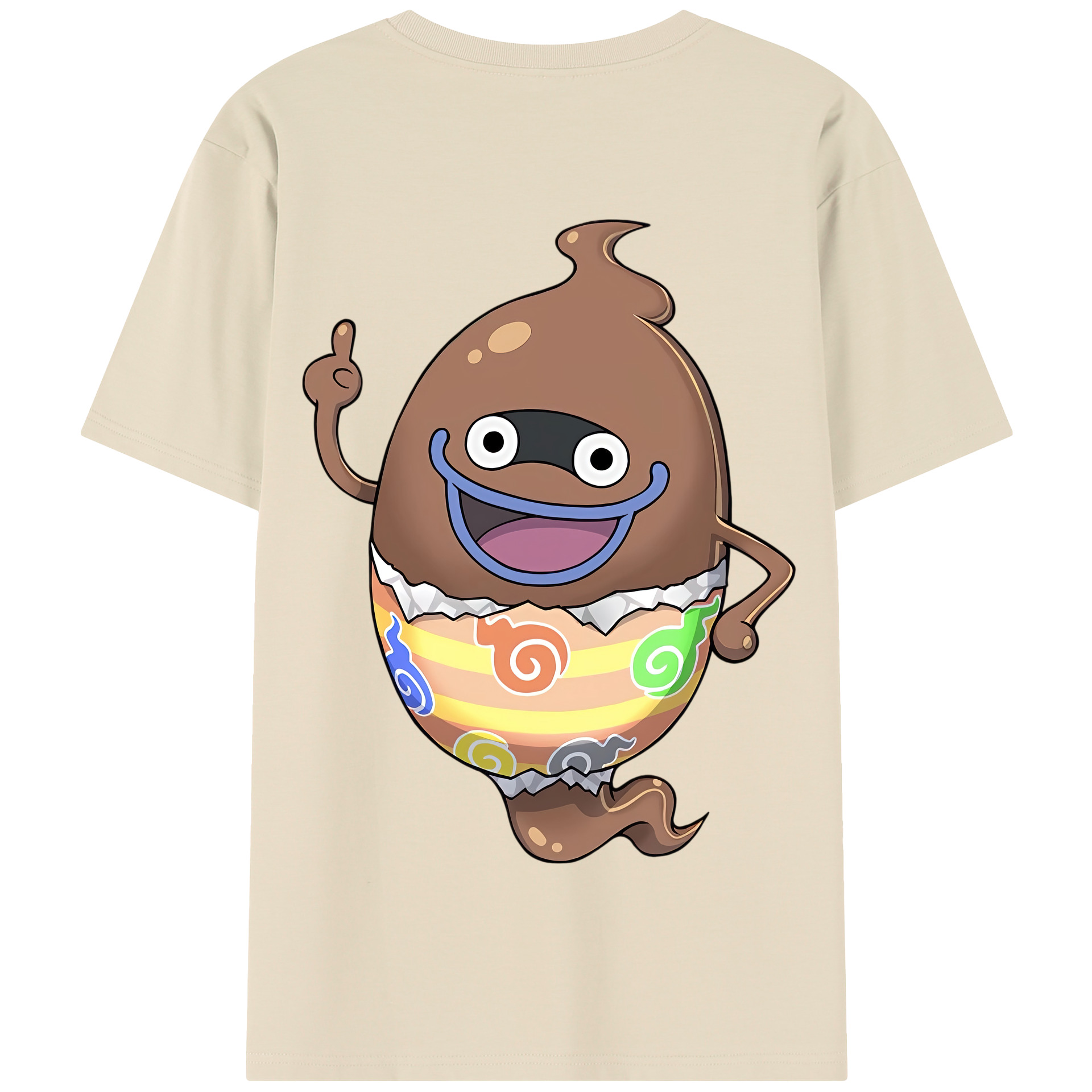 （画像用） 妖怪ウォッチ Yo-kai Watch 綿100％半袖Tシャツ（背面プリント）
