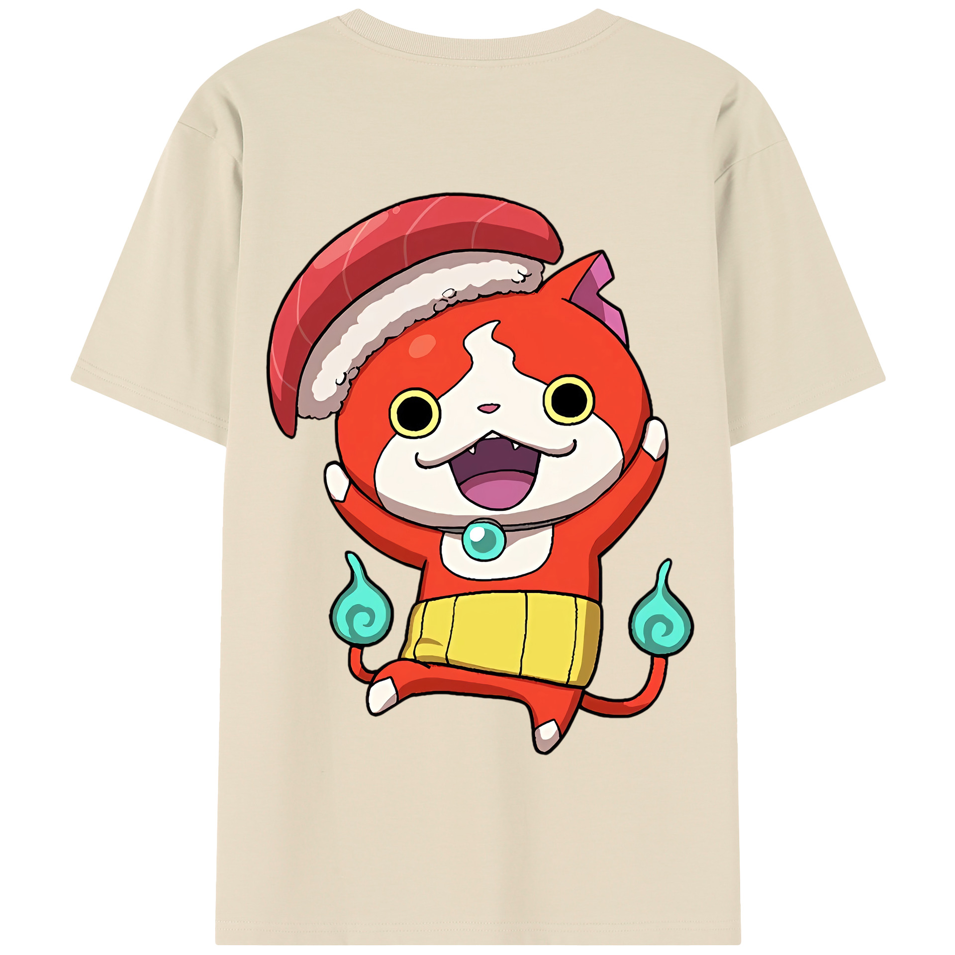 （画像用） 妖怪ウォッチ Yo-kai Watch 綿100％半袖Tシャツ（背面プリント）
