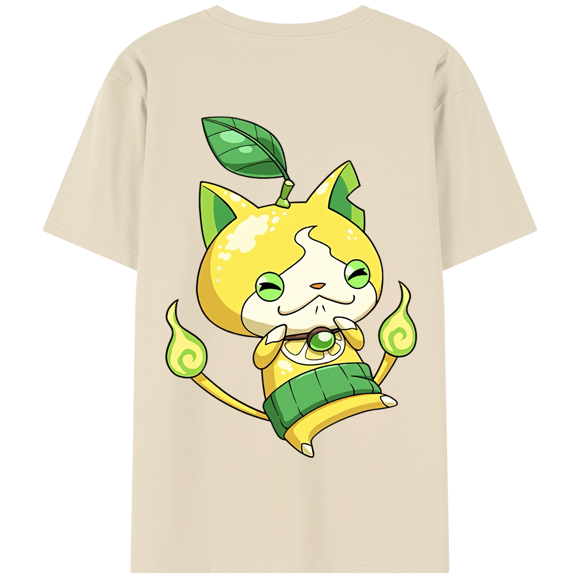 （画像用） 妖怪ウォッチ Yo-kai Watch 綿100％半袖Tシャツ（背面プリント）