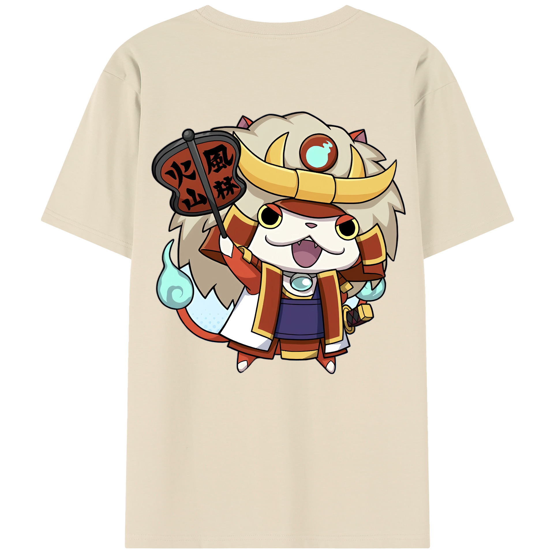 （画像用） 妖怪ウォッチ Yo-kai Watch 綿100％半袖Tシャツ（背面プリント）
