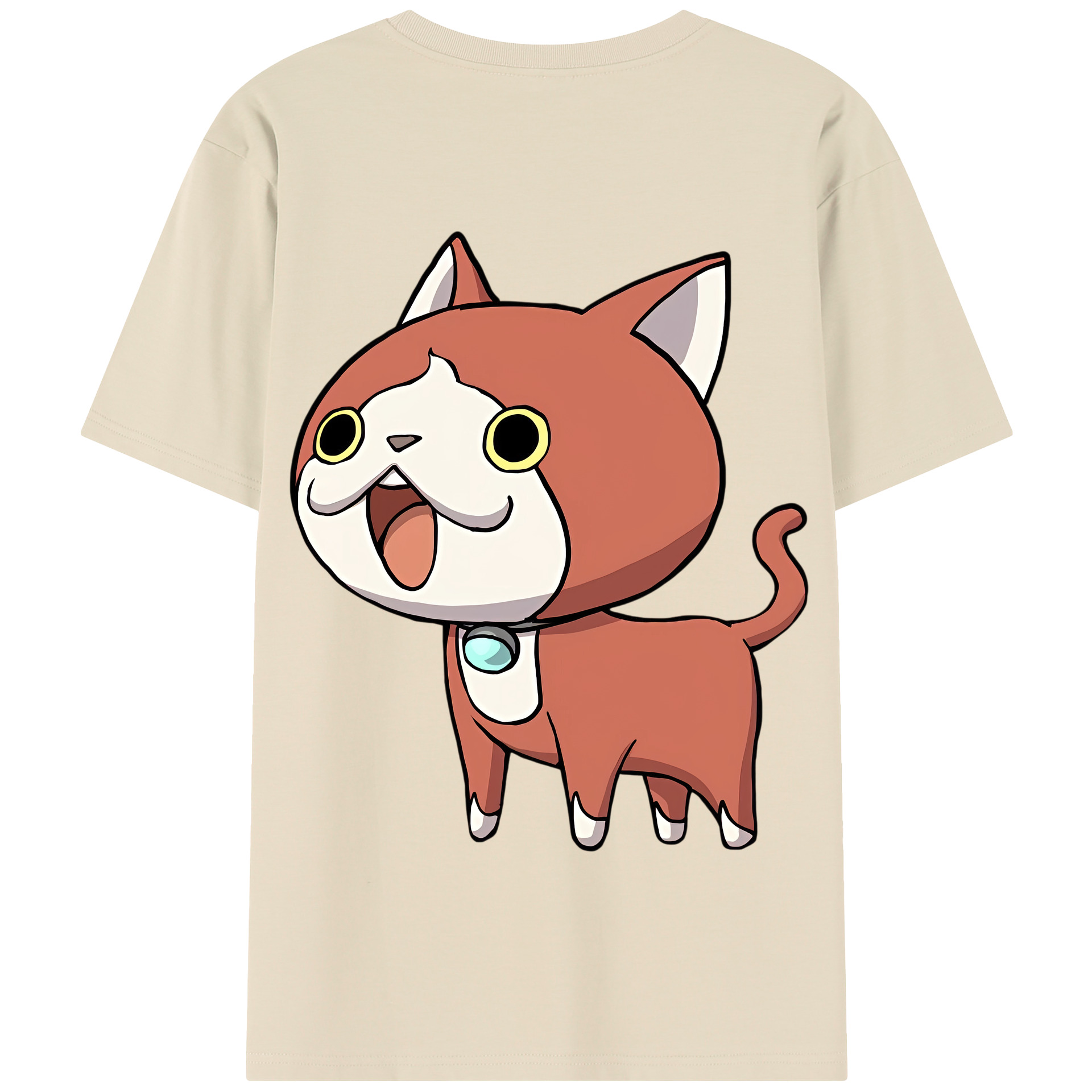 （画像用） 妖怪ウォッチ Yo-kai Watch 綿100％半袖Tシャツ（背面プリント）