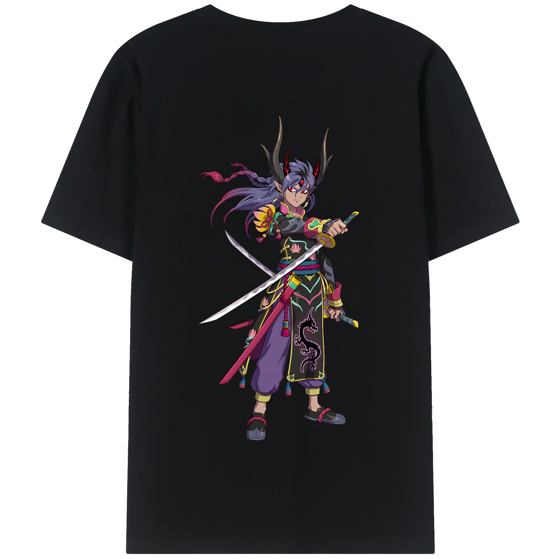 （画像用） 妖怪ウォッチ Yo-kai Watch 綿100％半袖Tシャツ（背面プリント）