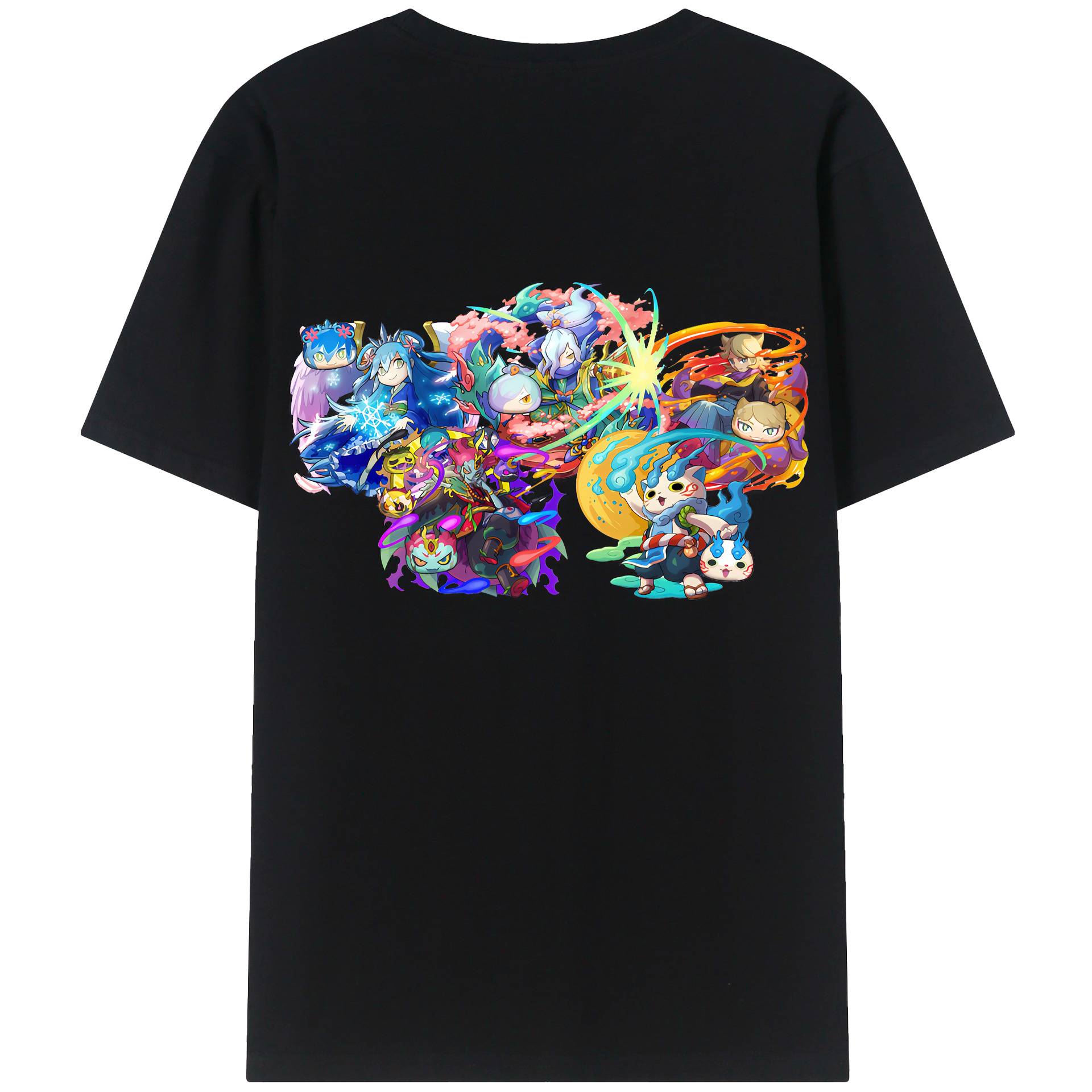 （画像用） 妖怪ウォッチ Yo-kai Watch 綿100％半袖Tシャツ（背面プリント）