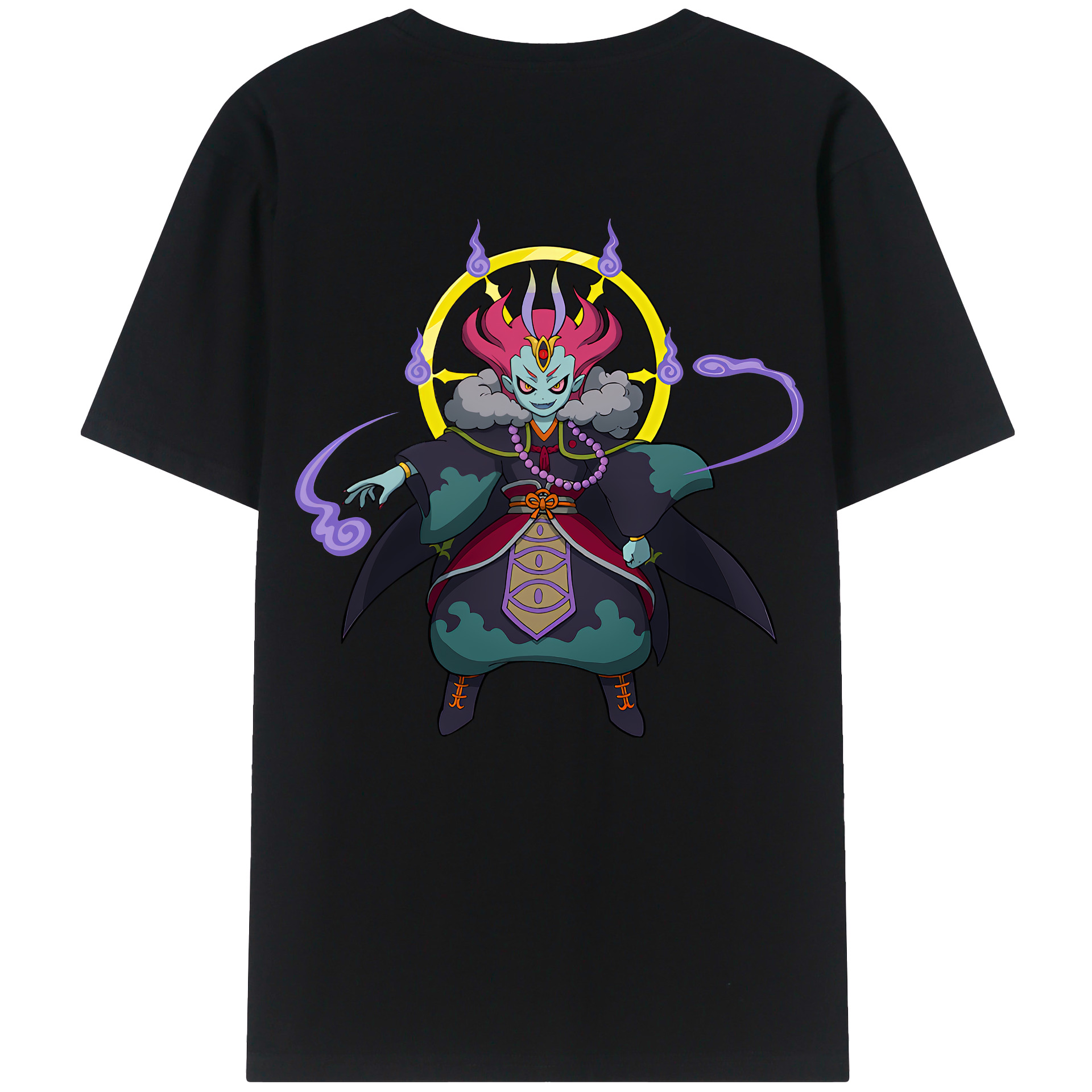 （画像用） 妖怪ウォッチ Yo-kai Watch 綿100％半袖Tシャツ（背面プリント）