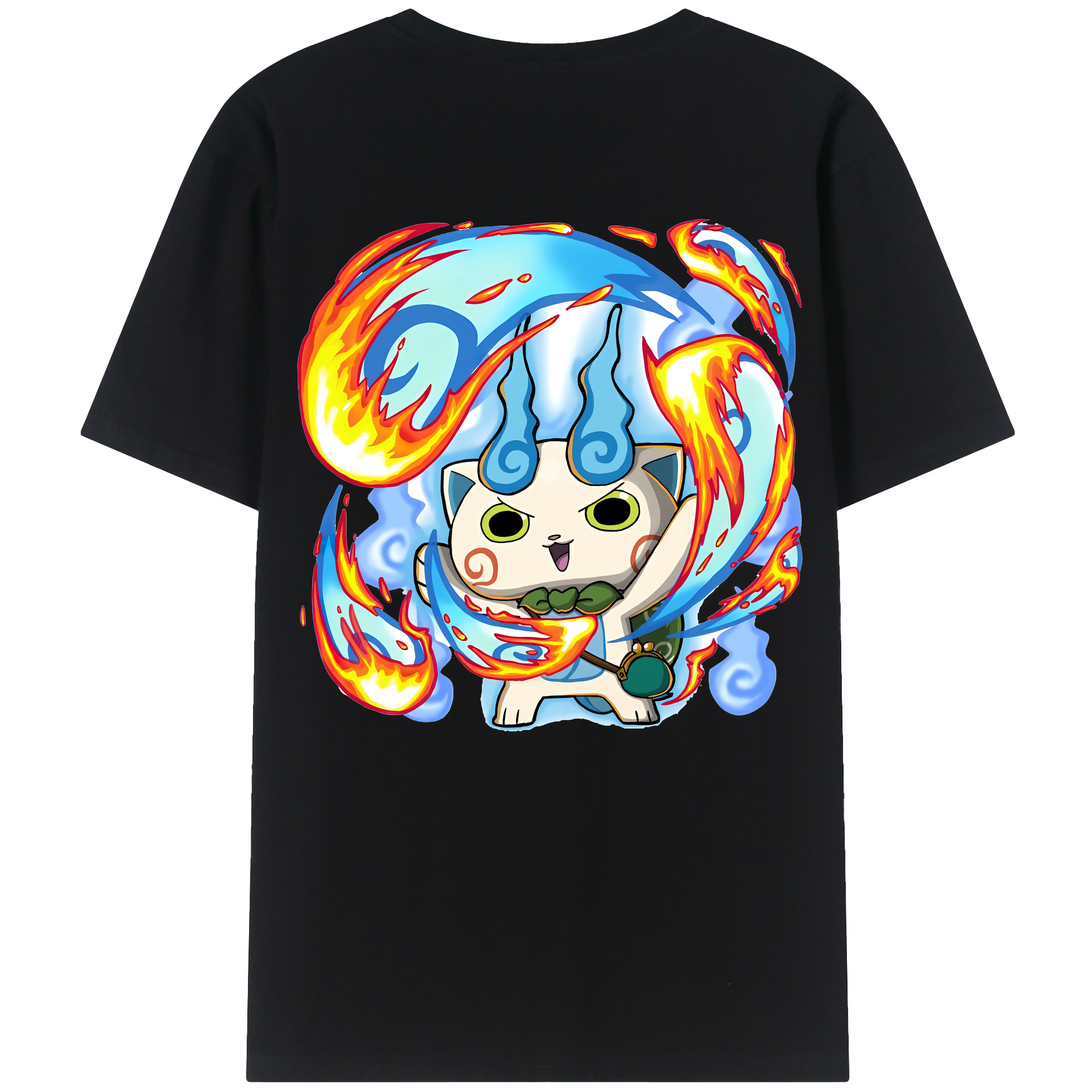 （画像用） 妖怪ウォッチ Yo-kai Watch 綿100％半袖Tシャツ（背面プリント）