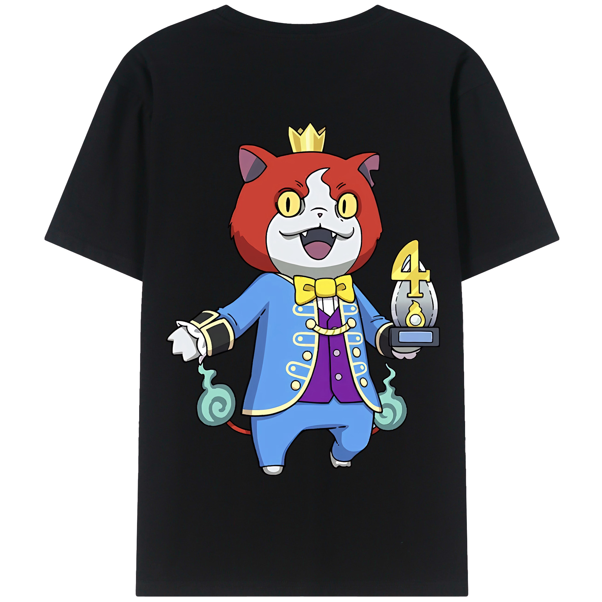 （画像用） 妖怪ウォッチ Yo-kai Watch 綿100％半袖Tシャツ（背面プリント）
