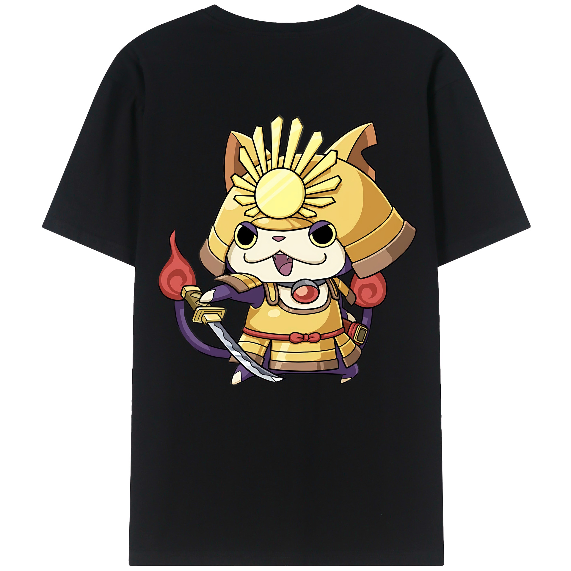（画像用） 妖怪ウォッチ Yo-kai Watch 綿100％半袖Tシャツ（背面プリント）