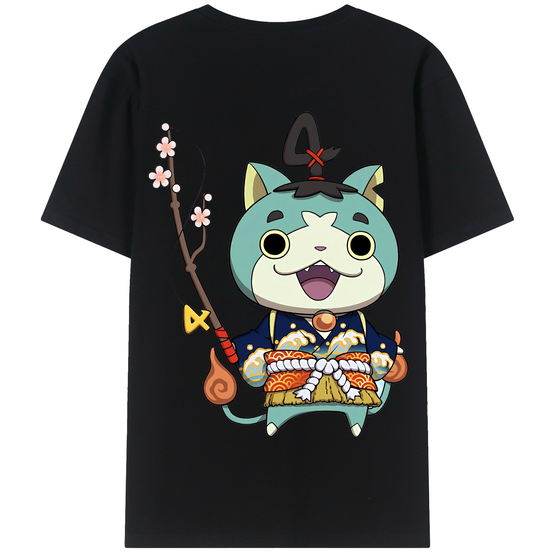 （画像用） 妖怪ウォッチ Yo-kai Watch 綿100％半袖Tシャツ（背面プリント）
