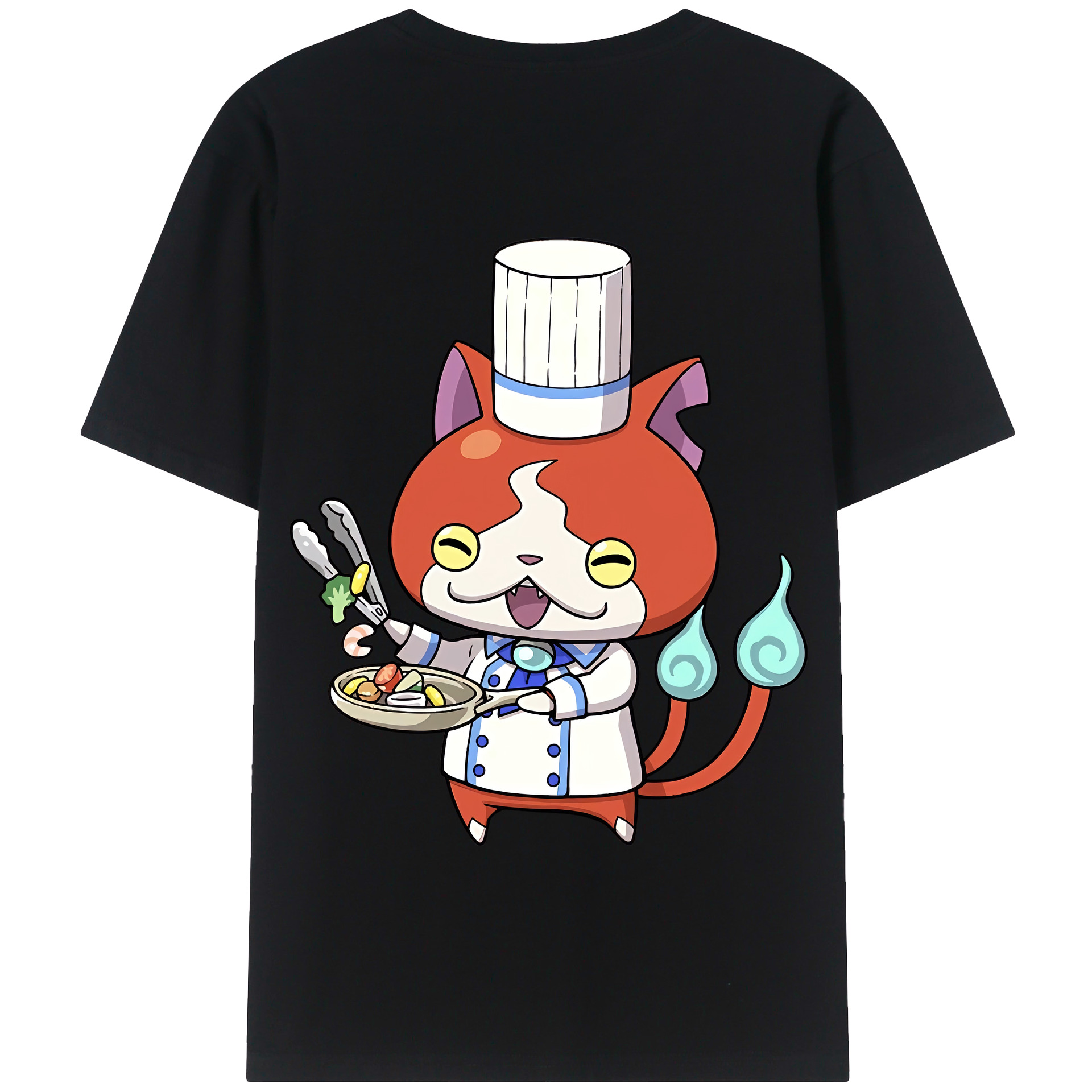 （画像用） 妖怪ウォッチ Yo-kai Watch 綿100％半袖Tシャツ（背面プリント）