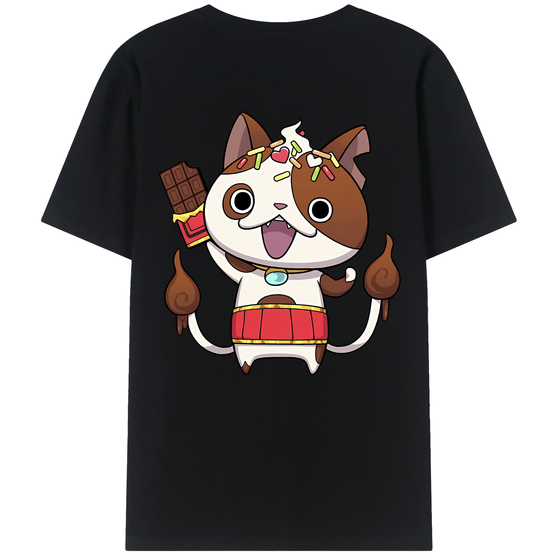 （画像用） 妖怪ウォッチ Yo-kai Watch 綿100％半袖Tシャツ（背面プリント）