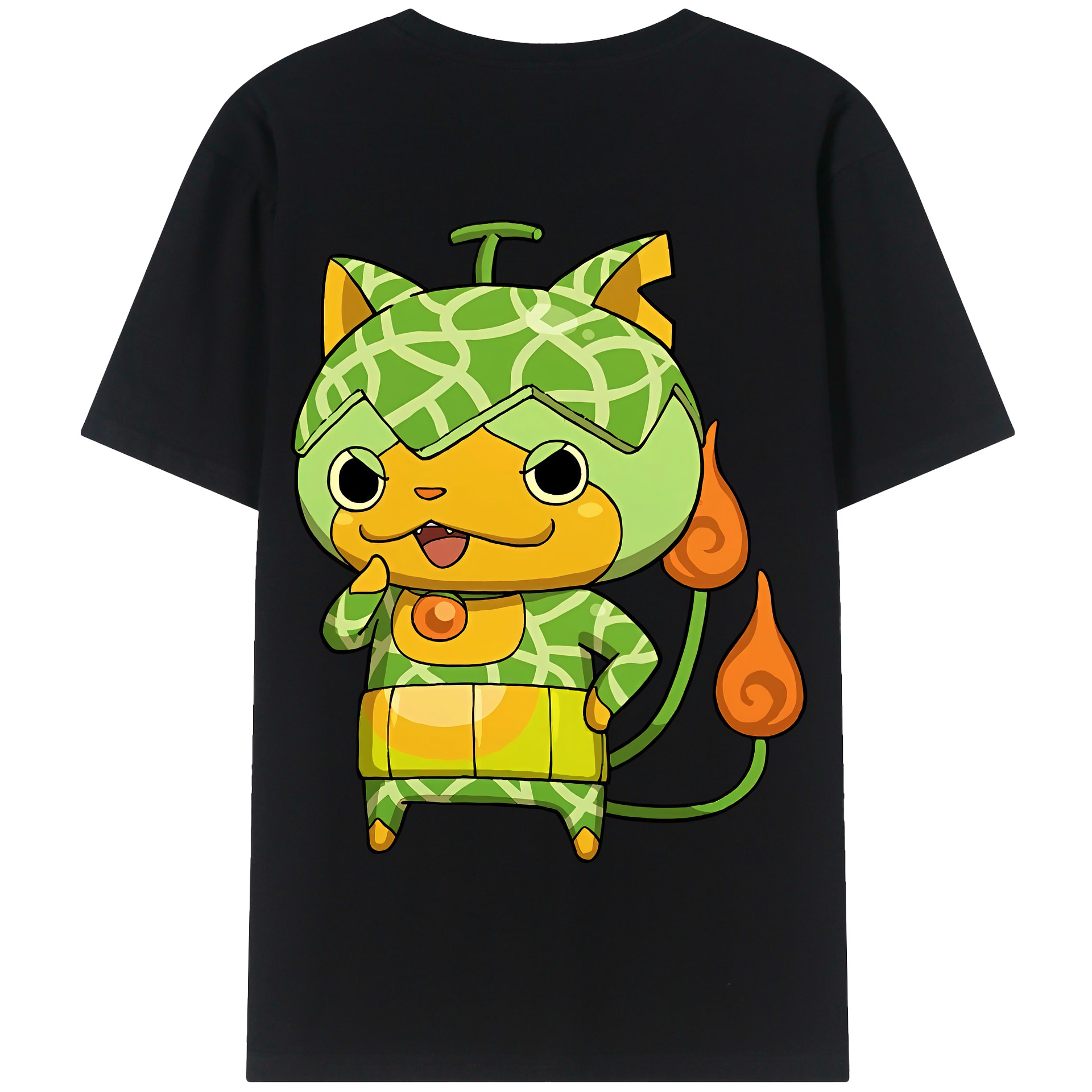（画像用） 妖怪ウォッチ Yo-kai Watch 綿100％半袖Tシャツ（背面プリント）