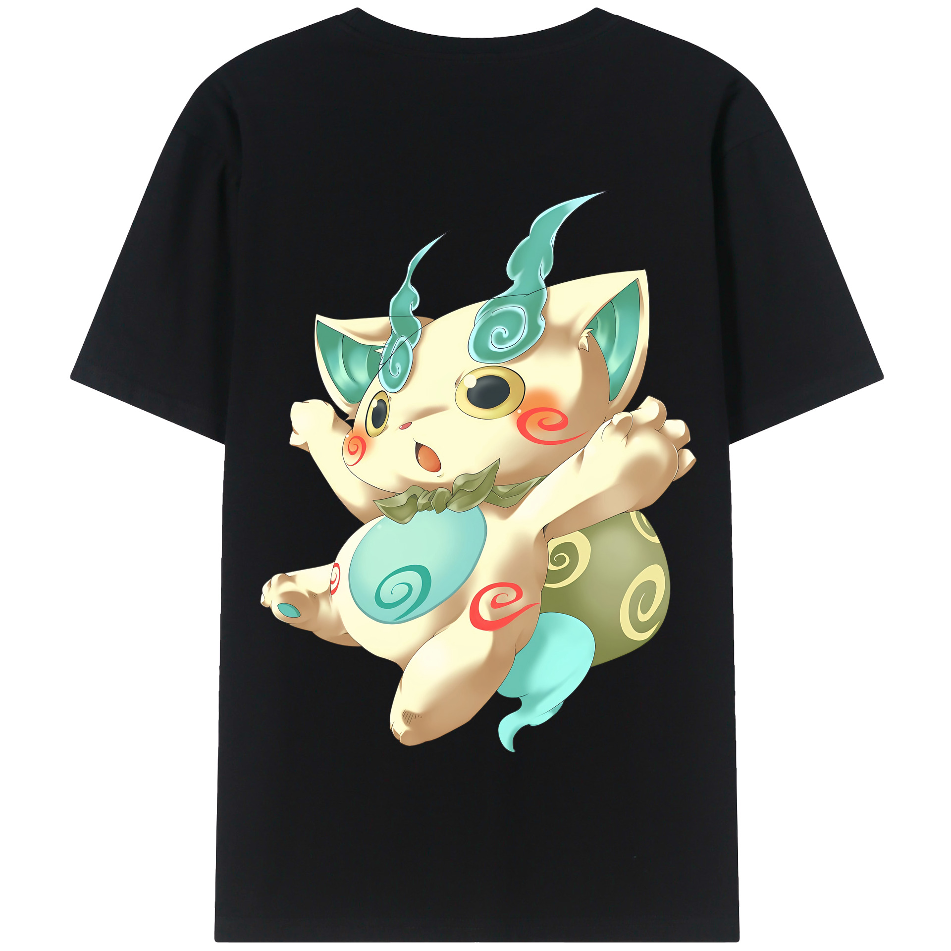 （画像用） 妖怪ウォッチ Yo-kai Watch 綿100％半袖Tシャツ（背面プリント）