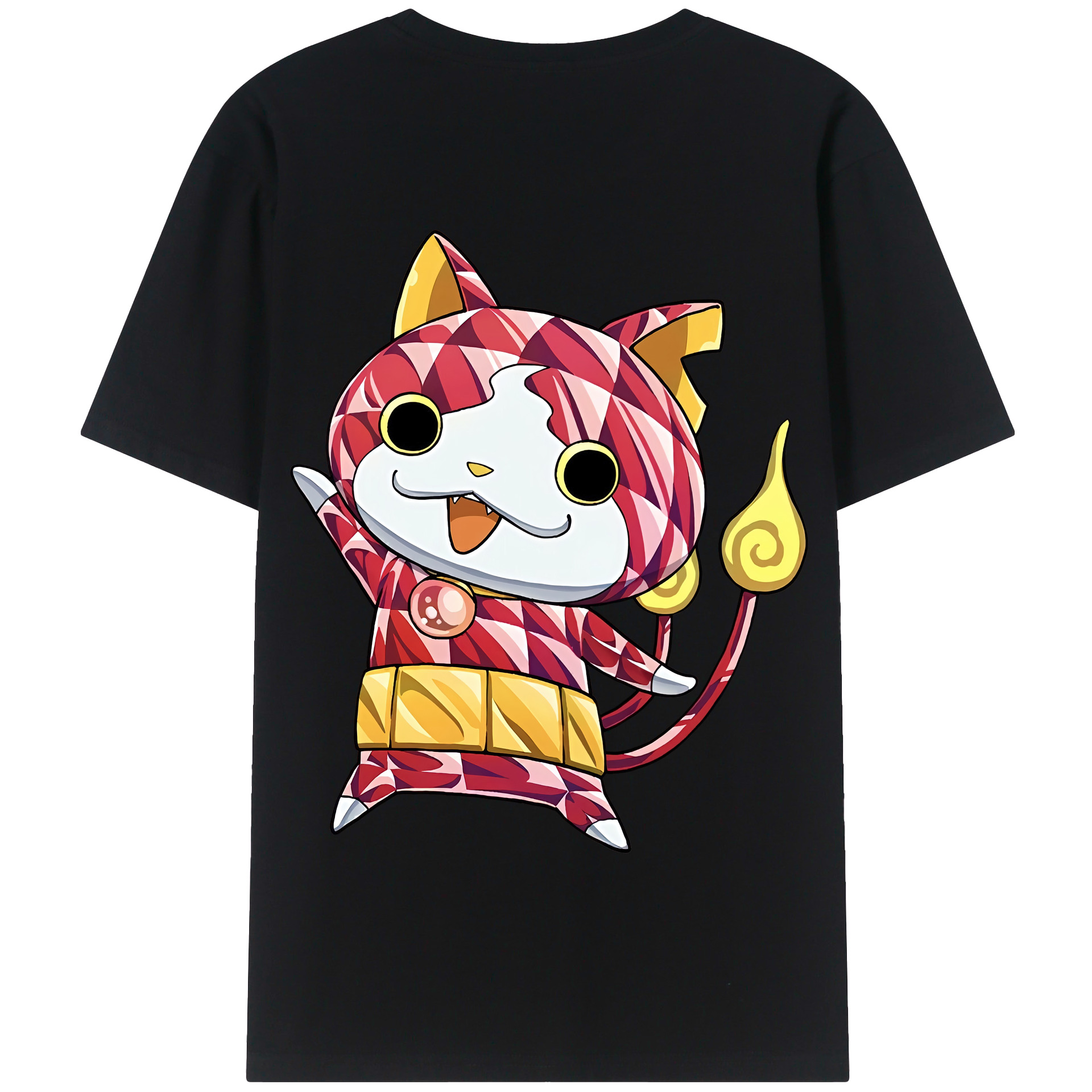 （画像用） 妖怪ウォッチ Yo-kai Watch 綿100％半袖Tシャツ（背面プリント）