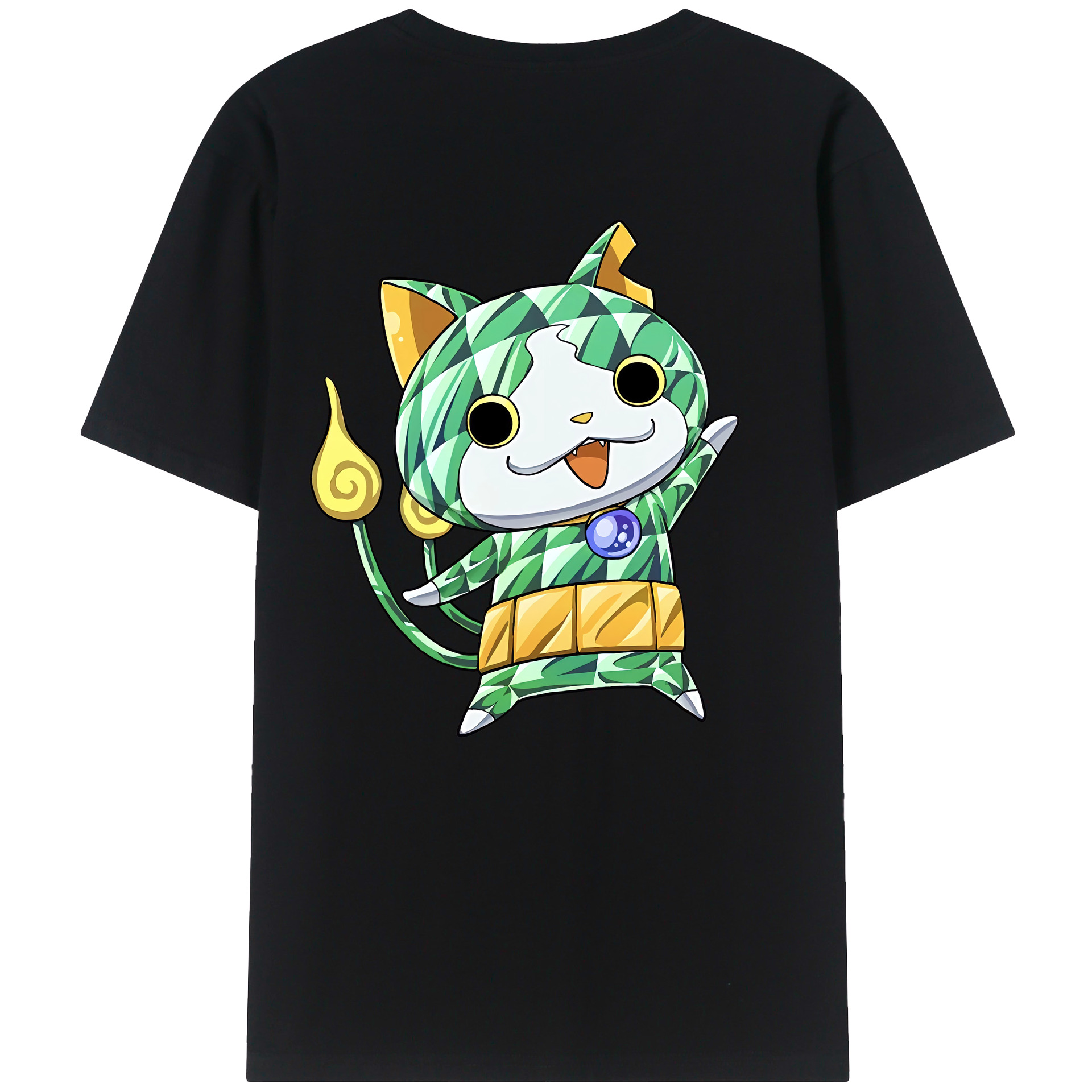 （画像用） 妖怪ウォッチ Yo-kai Watch 綿100％半袖Tシャツ（背面プリント）