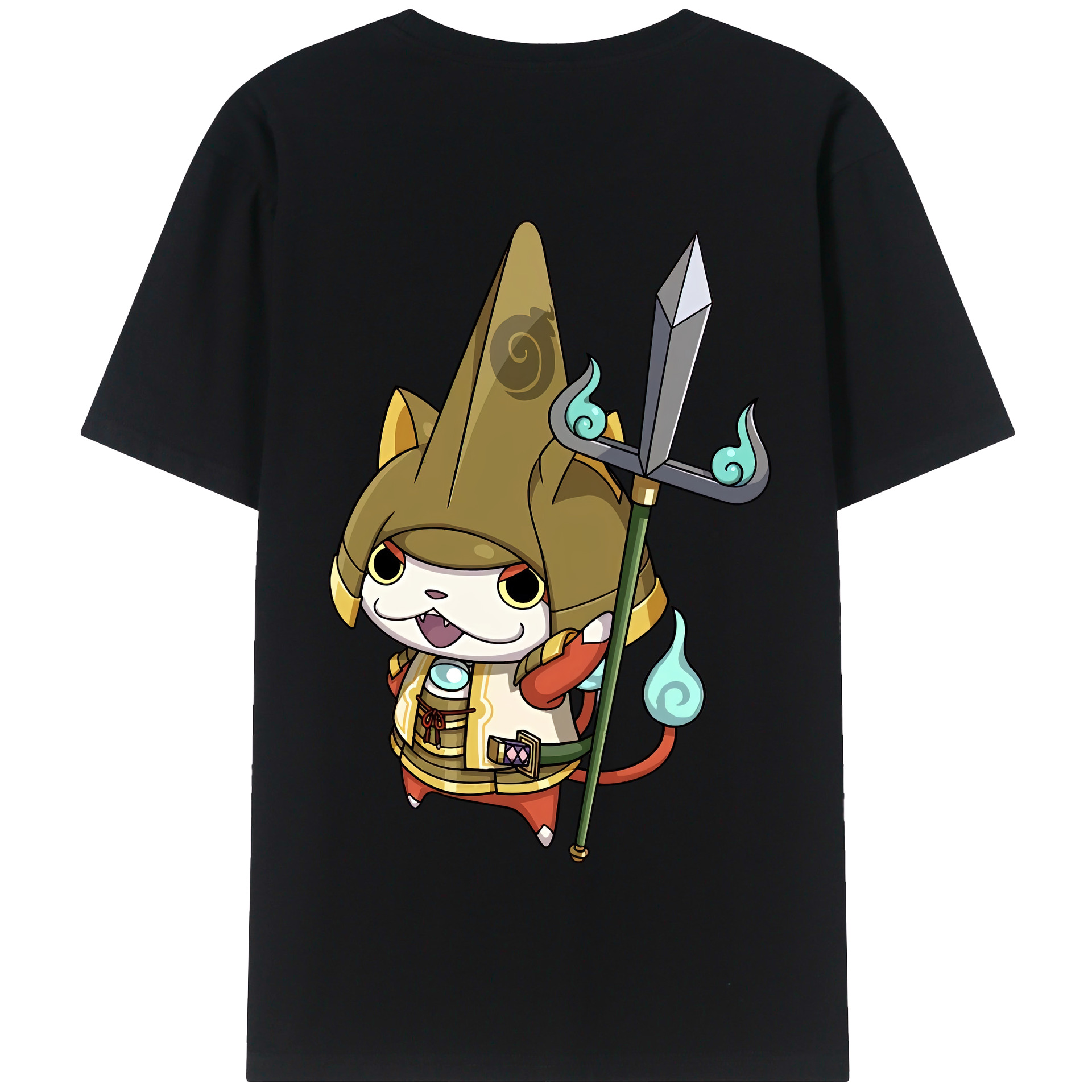 （画像用） 妖怪ウォッチ Yo-kai Watch 綿100％半袖Tシャツ（背面プリント）