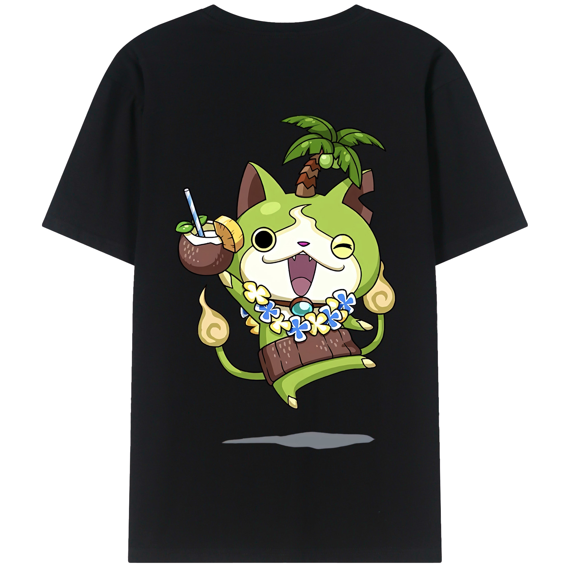 （画像用） 妖怪ウォッチ Yo-kai Watch 綿100％半袖Tシャツ（背面プリント）