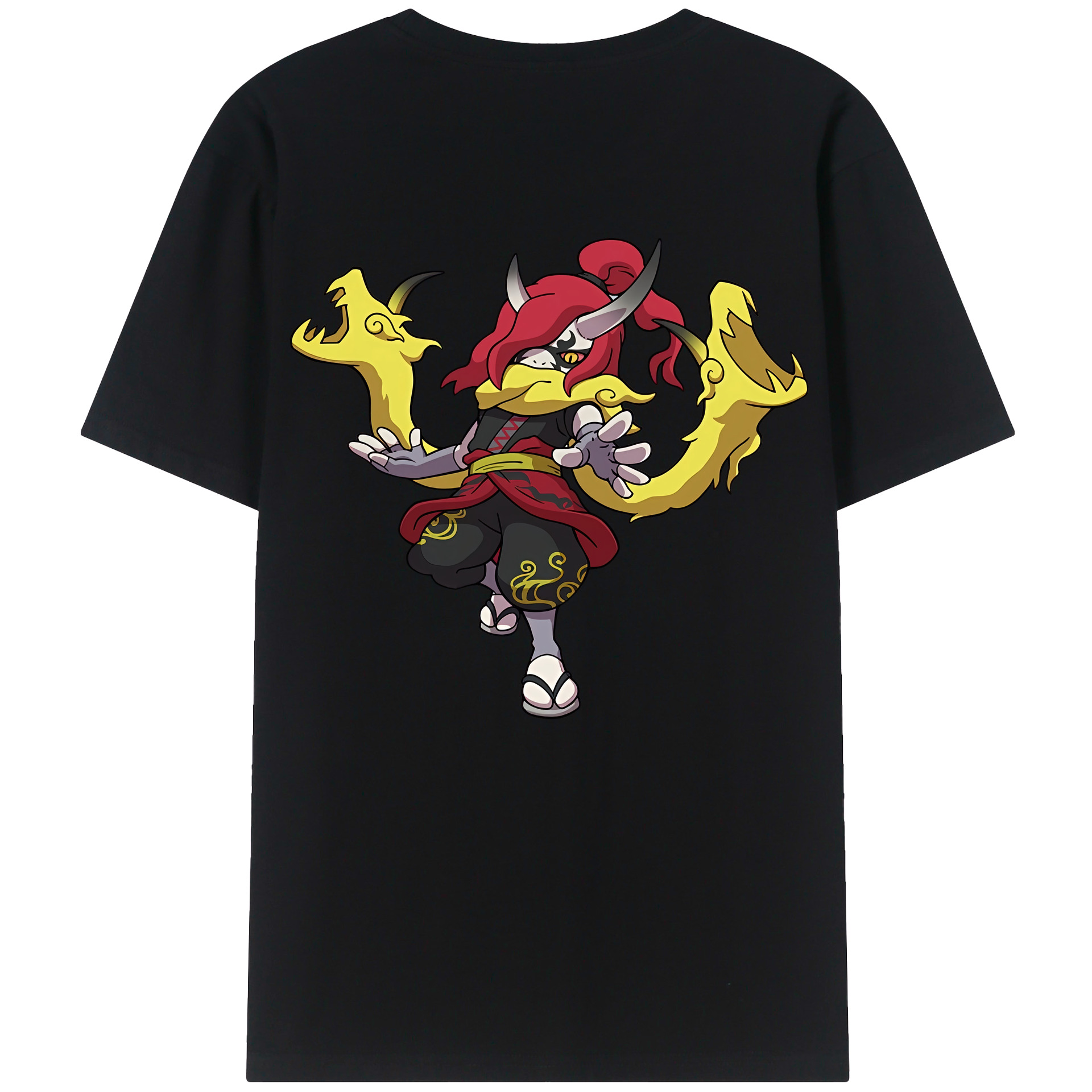 （画像用） 妖怪ウォッチ Yo-kai Watch 綿100％半袖Tシャツ（背面プリント）