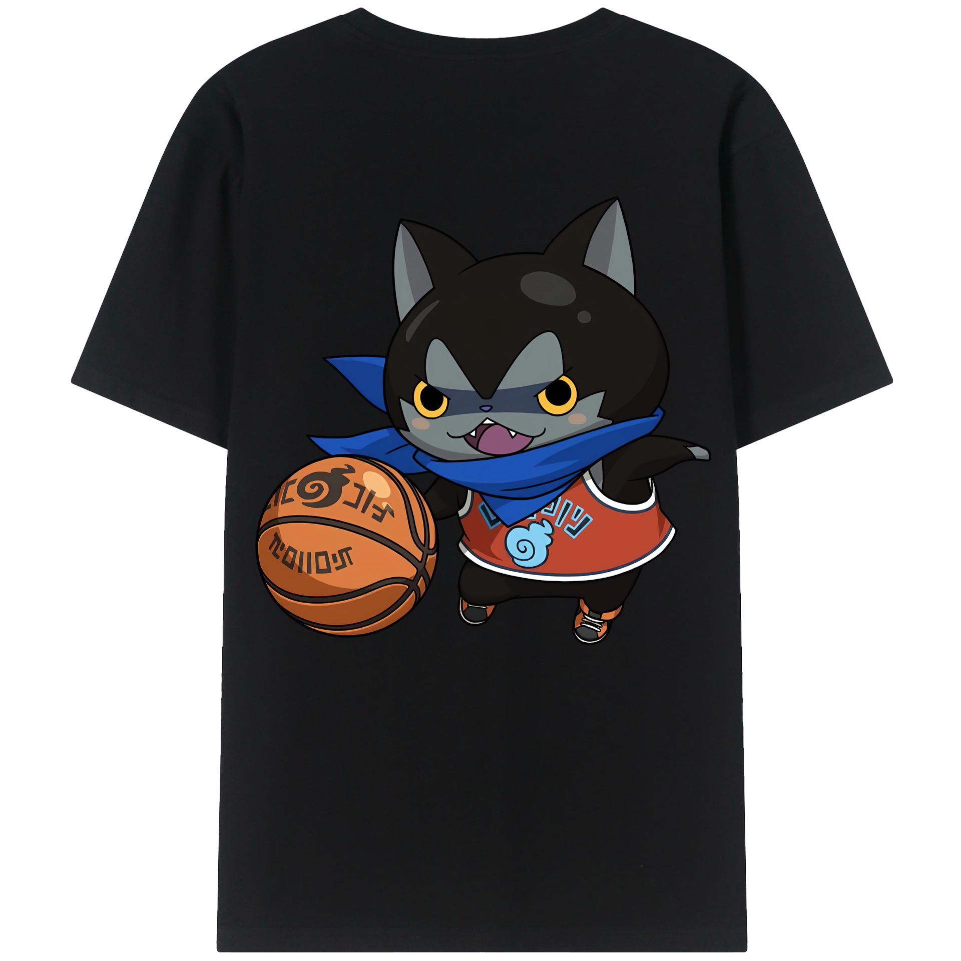 （画像用） 妖怪ウォッチ Yo-kai Watch 綿100％半袖Tシャツ（背面プリント）