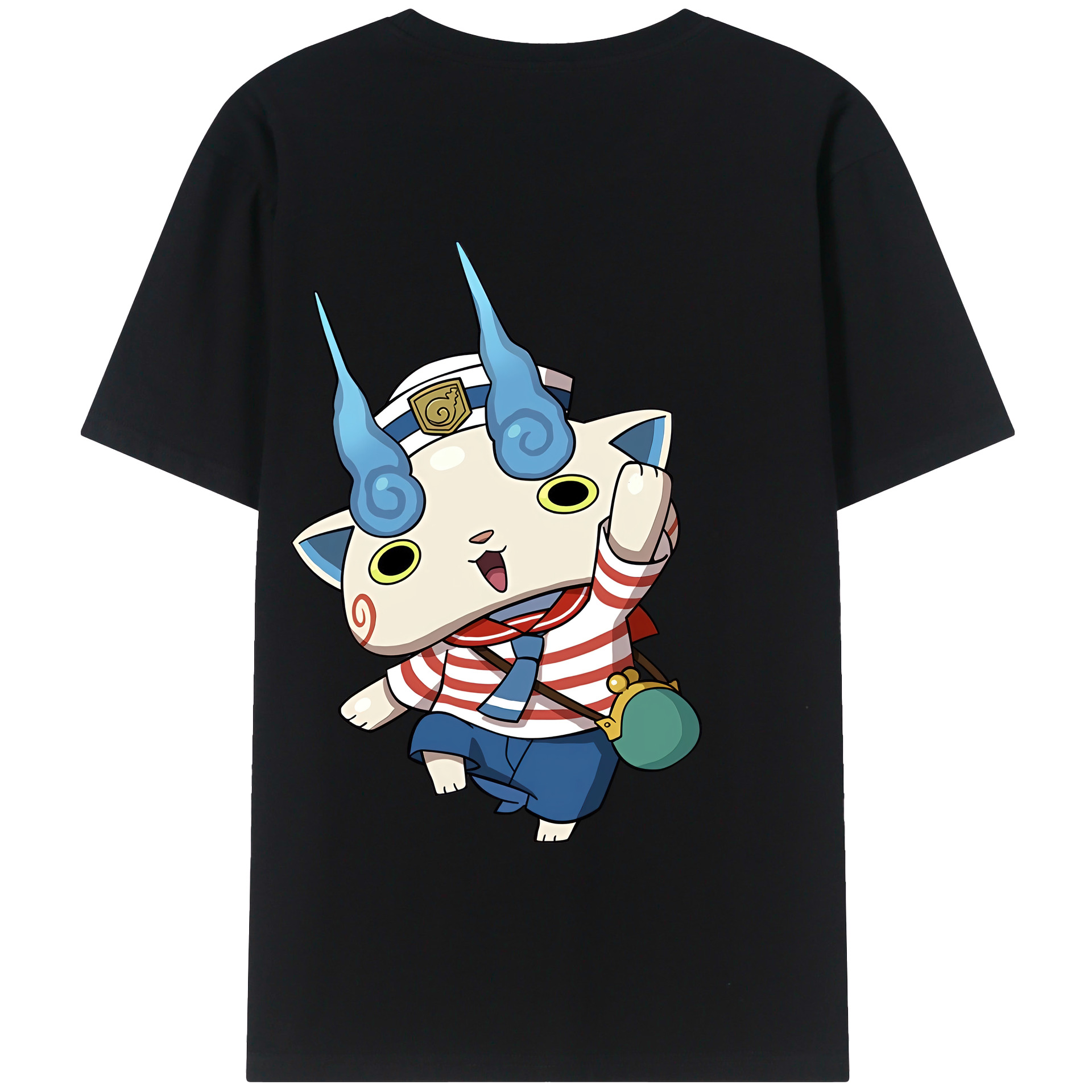 （画像用） 妖怪ウォッチ Yo-kai Watch 綿100％半袖Tシャツ（背面プリント）