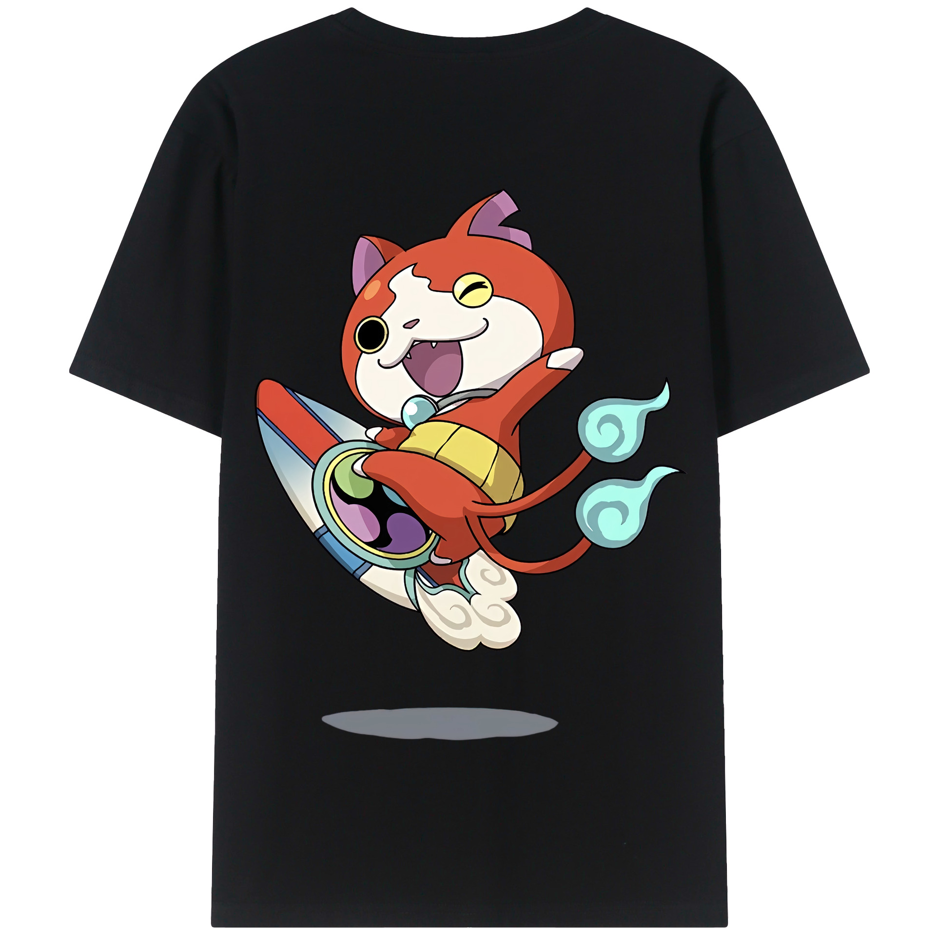 （画像用） 妖怪ウォッチ Yo-kai Watch 綿100％半袖Tシャツ（背面プリント）