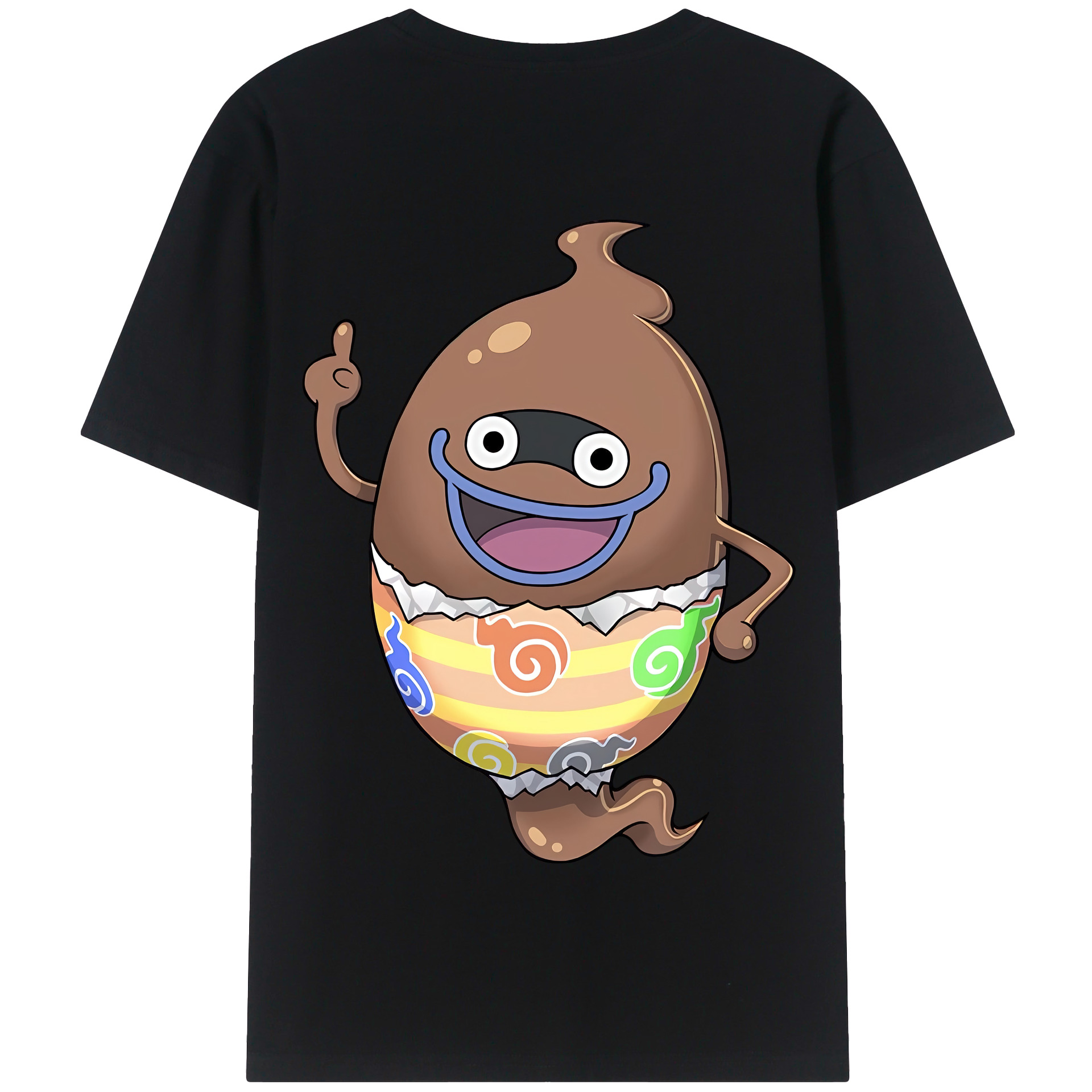 （画像用） 妖怪ウォッチ Yo-kai Watch 綿100％半袖Tシャツ（背面プリント）